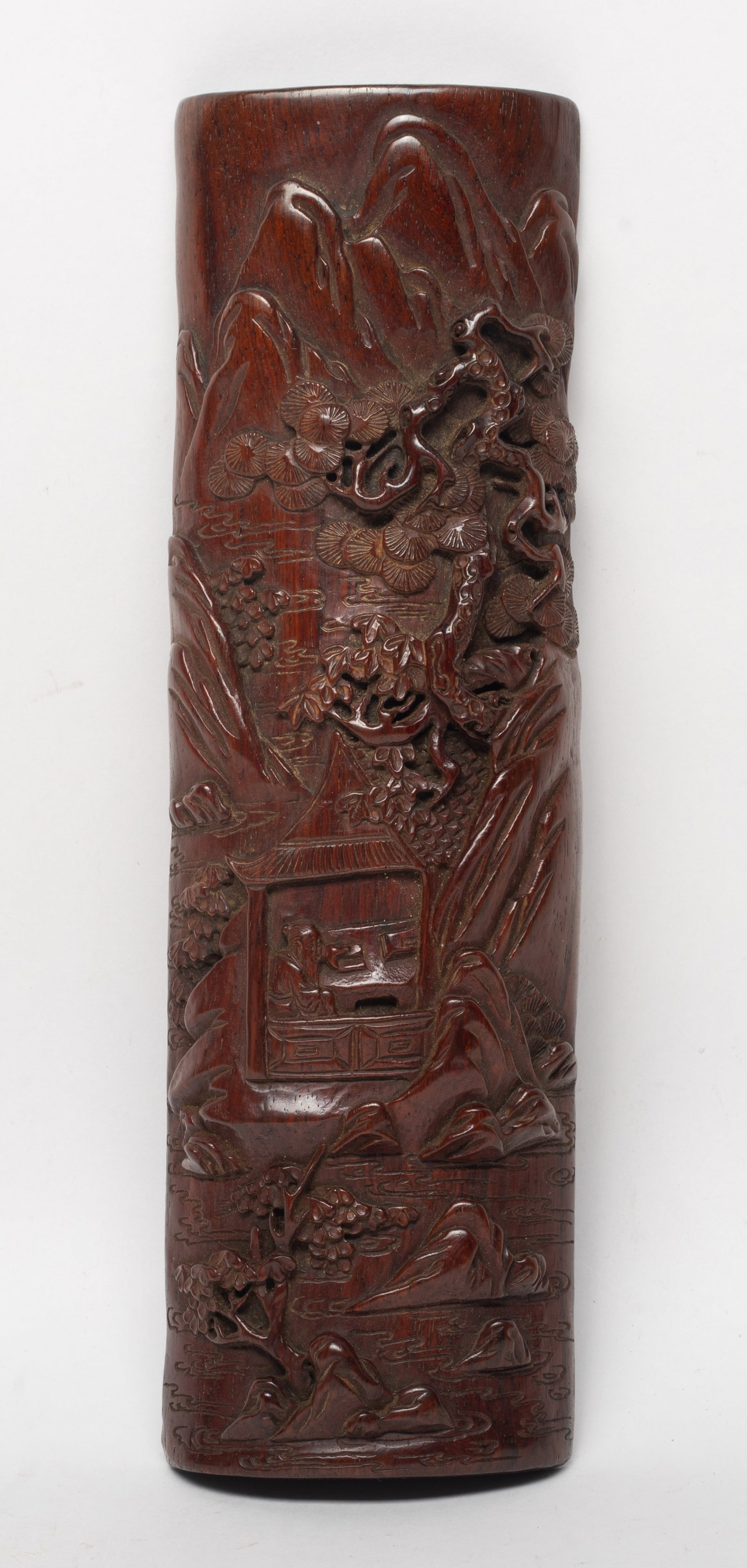Estate Chinese Wood Armrest (1 of 11)
