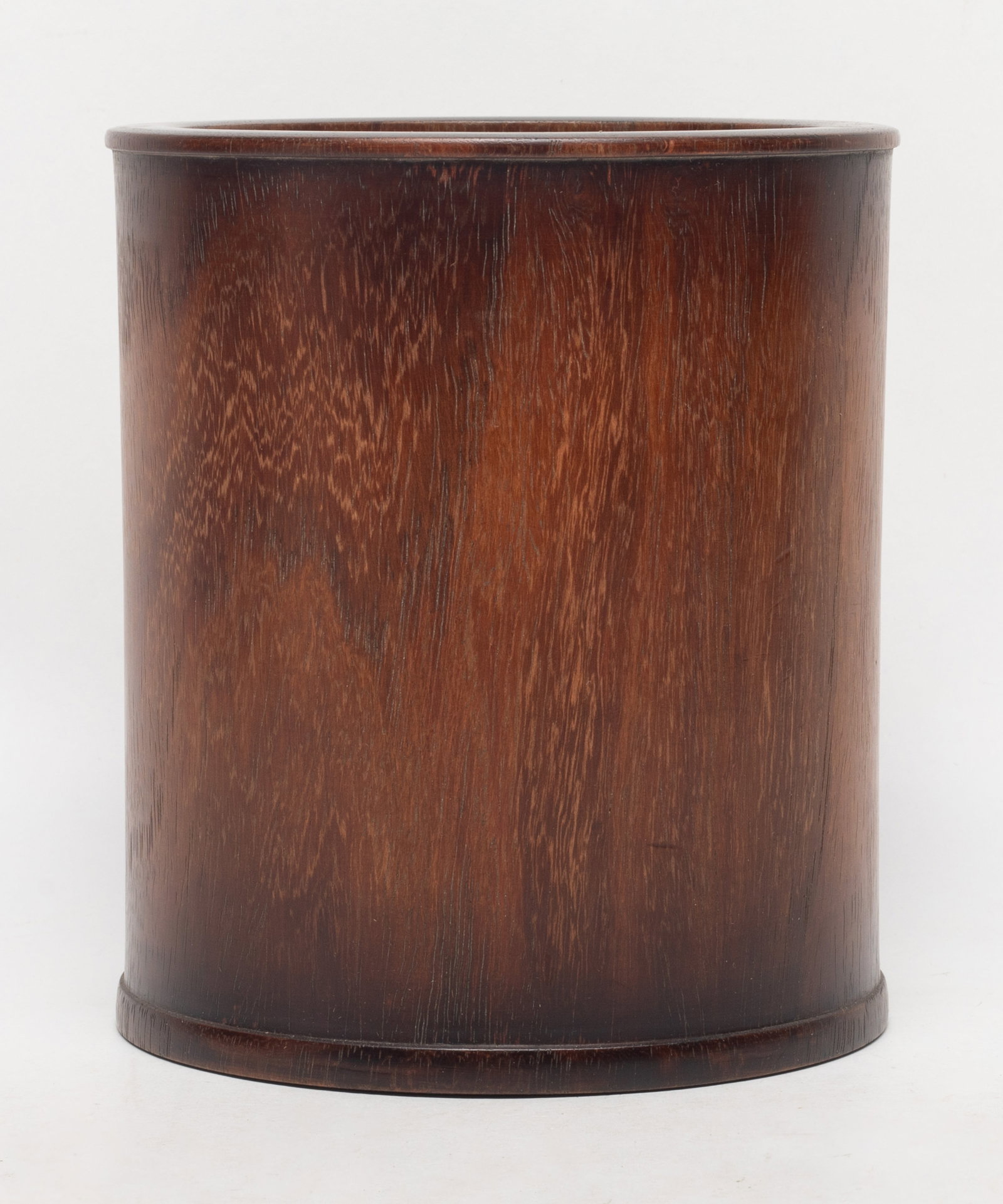 Estate Chinese Hard Wood Brush Pot