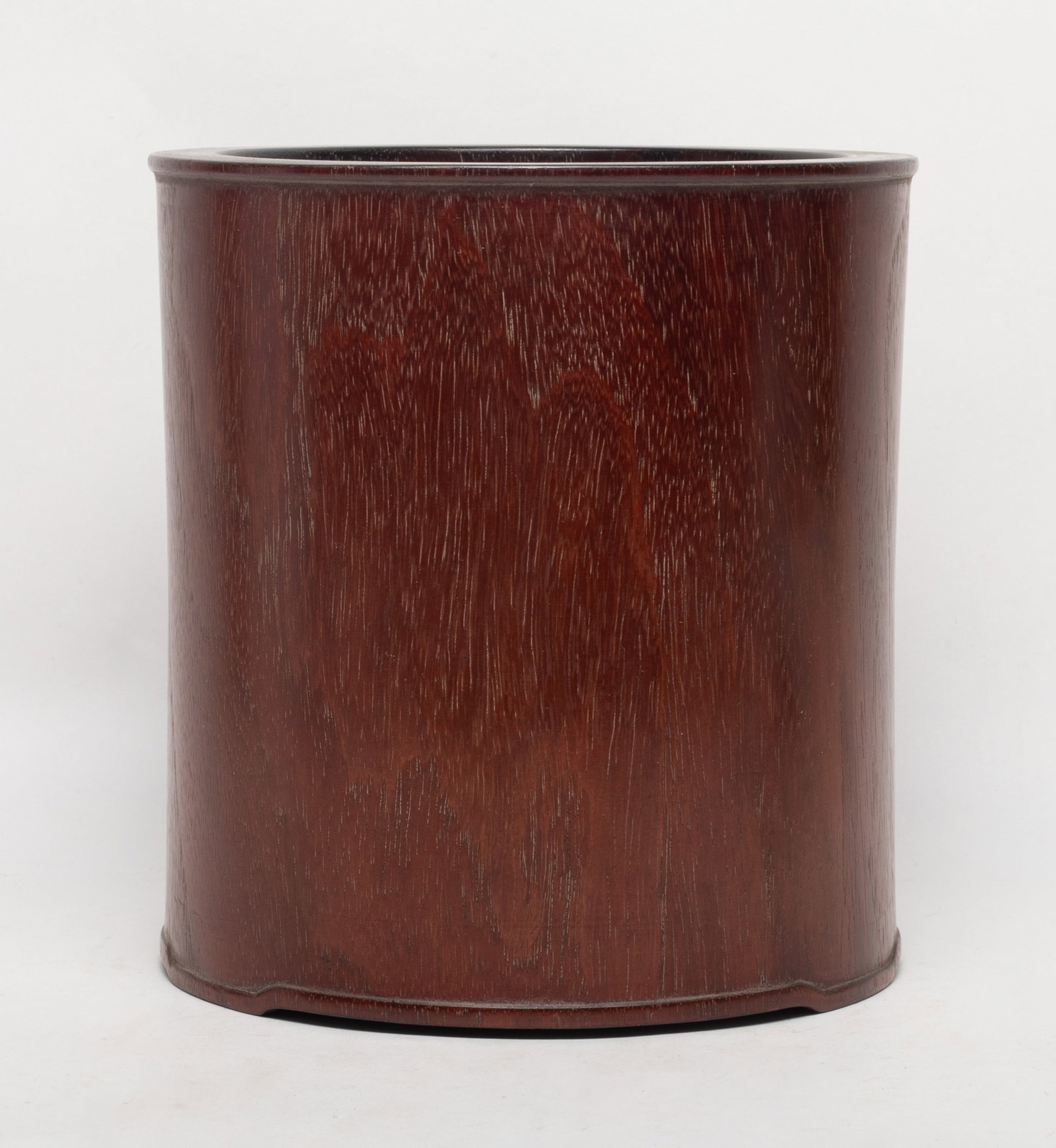 Chinese Export Hard Wood Brush Pot