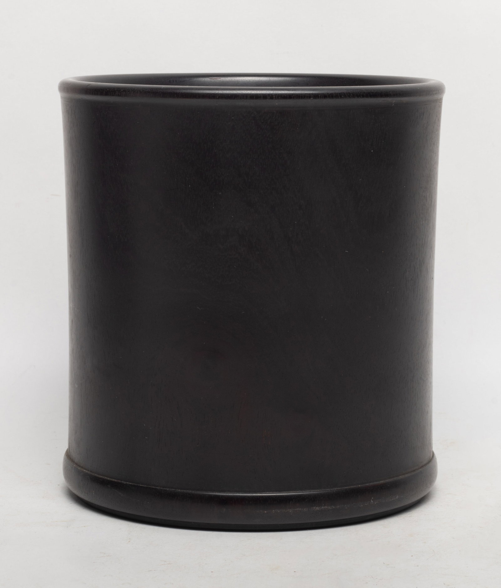 Chinese Export Hard Wood Brush Pot