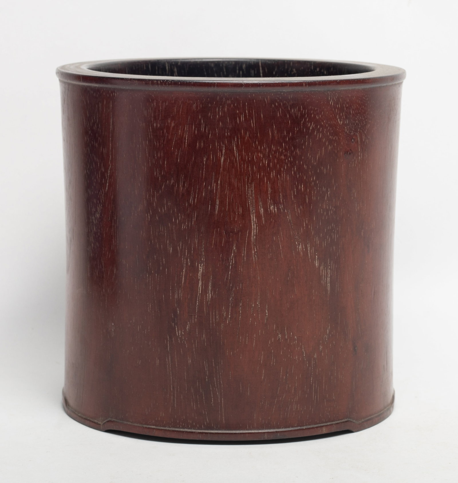 Large Chinese Hard Wood Brush Pot (1 of 8)