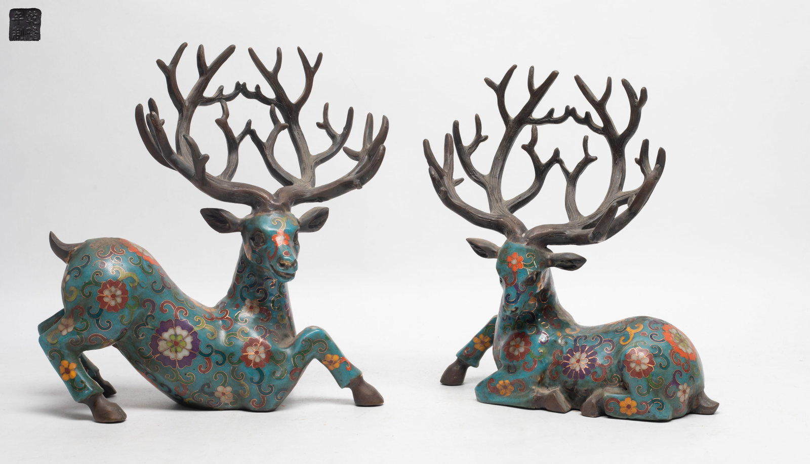 Estate Chinese Cloisonne Sculpture (1 of 13)