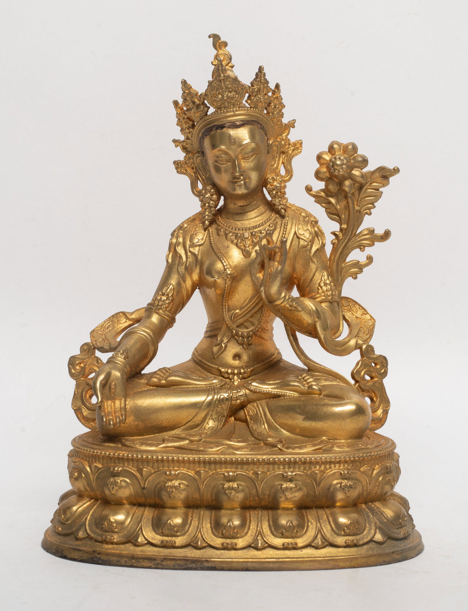 Chinese Gilt Bronze Sculpture of Buddha (1 of 10)