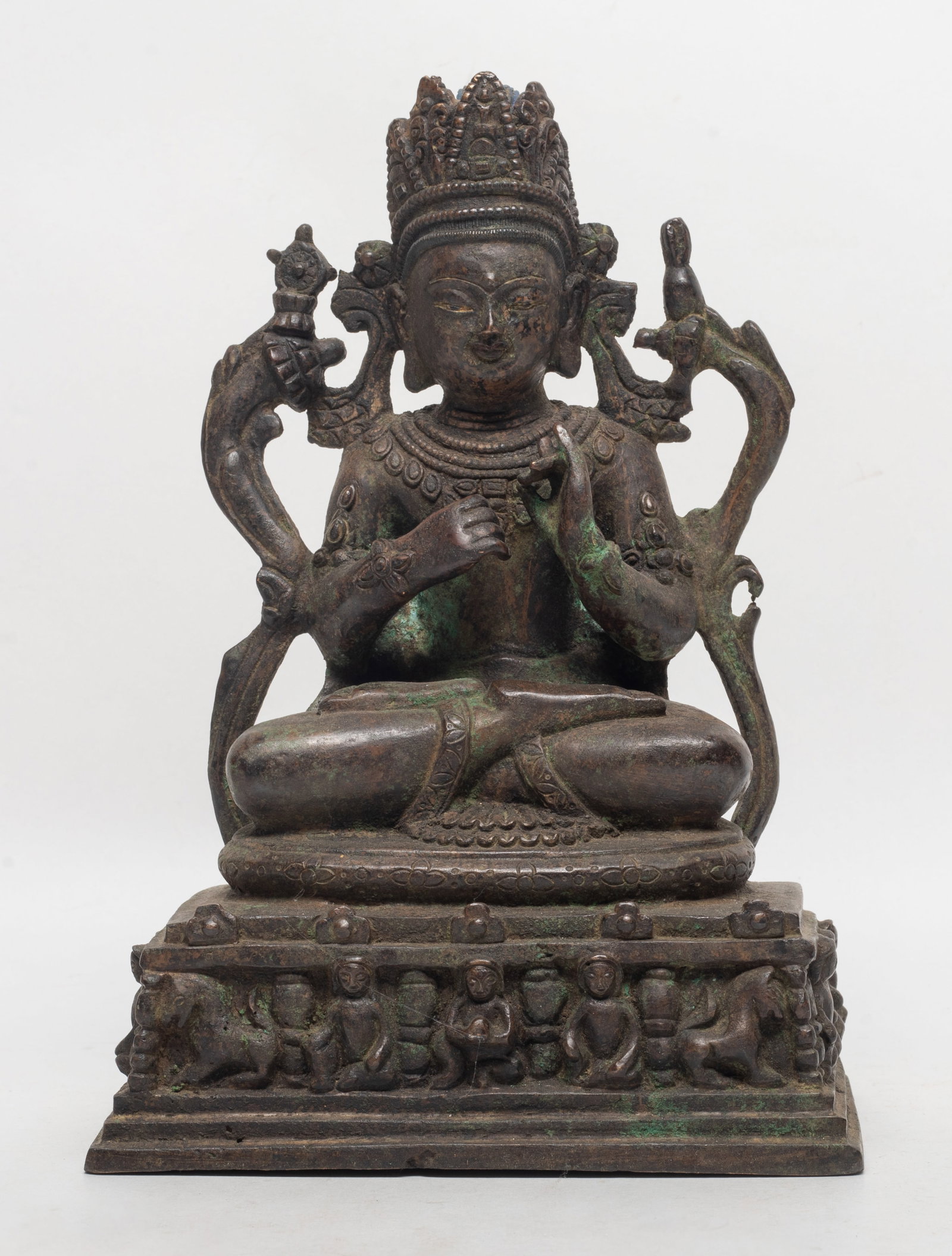 Estate Chinese Bronze Sculpture of Buddha (1 of 11)