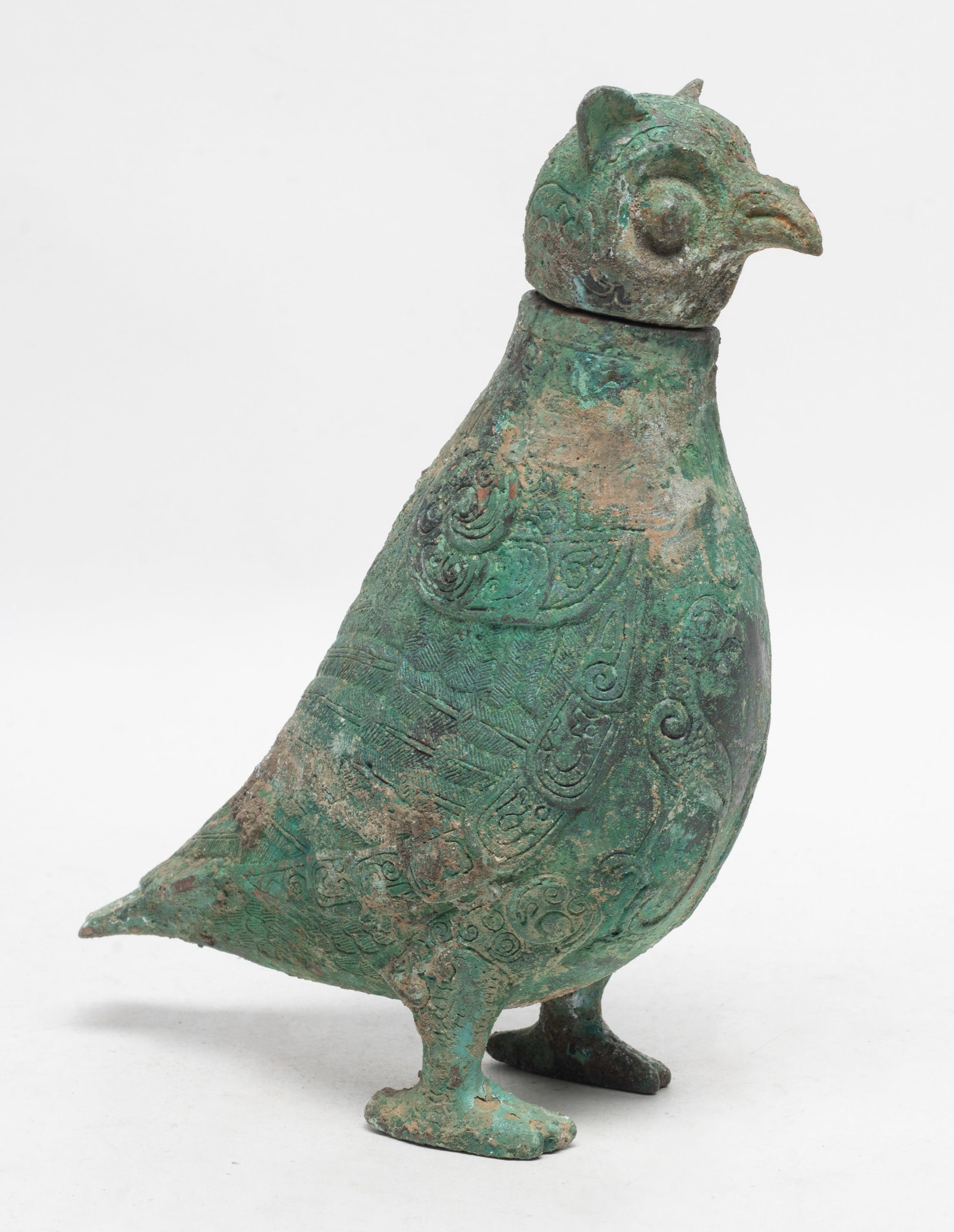 Estate Chinese Bronze Covered Vase (1 of 10)