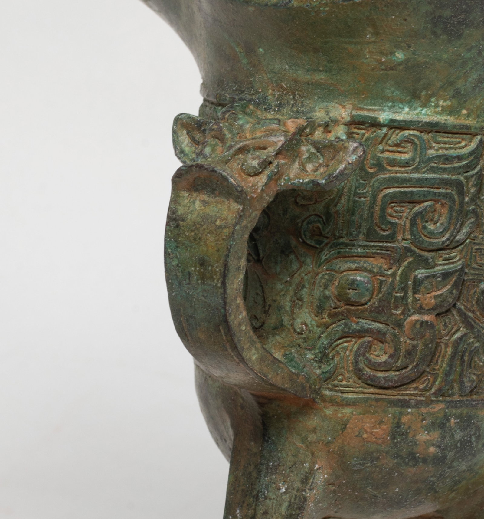 Two Chinese Export Bronze Cups - 13