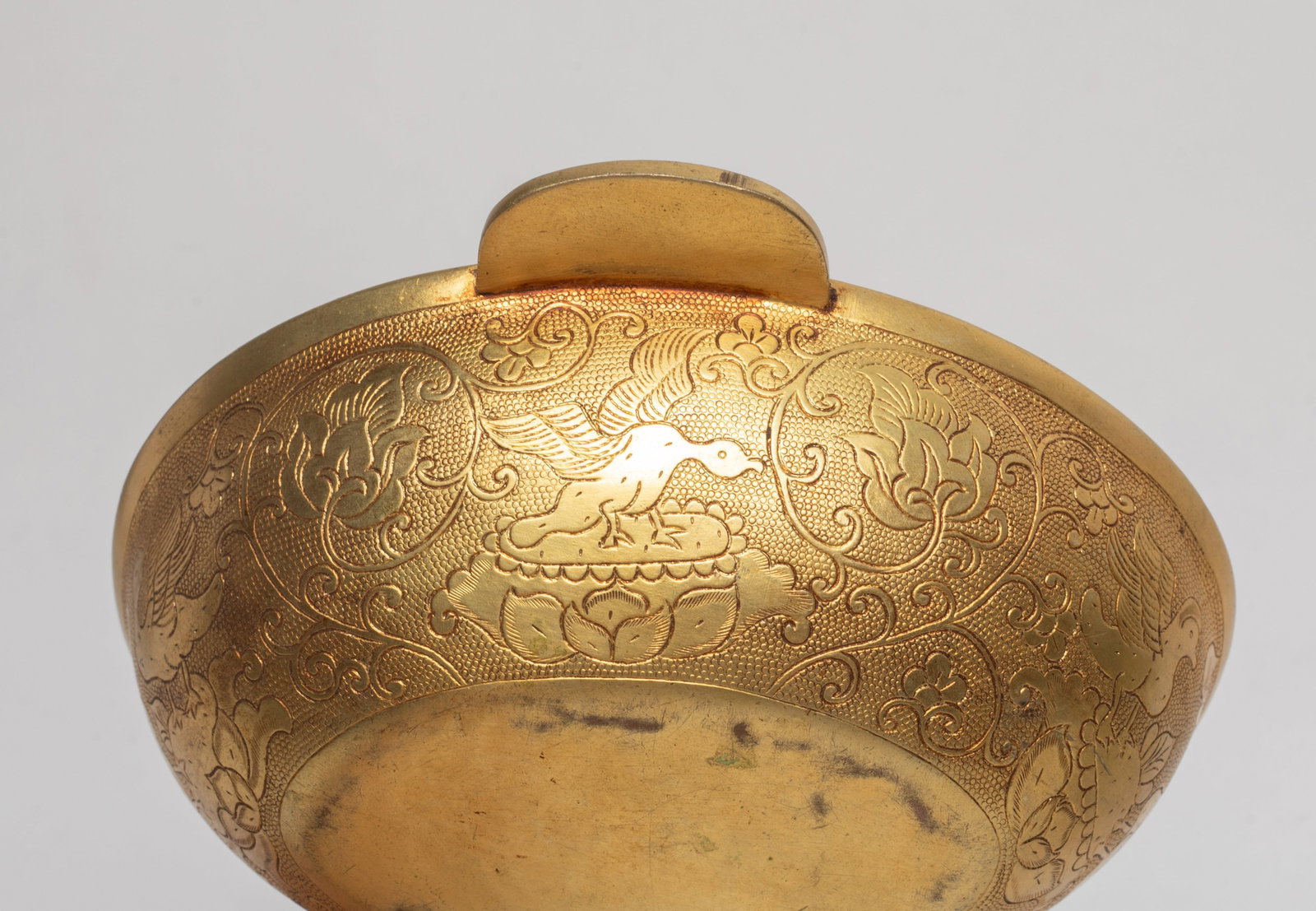 Two Chinese Export Bronze Cups - 6
