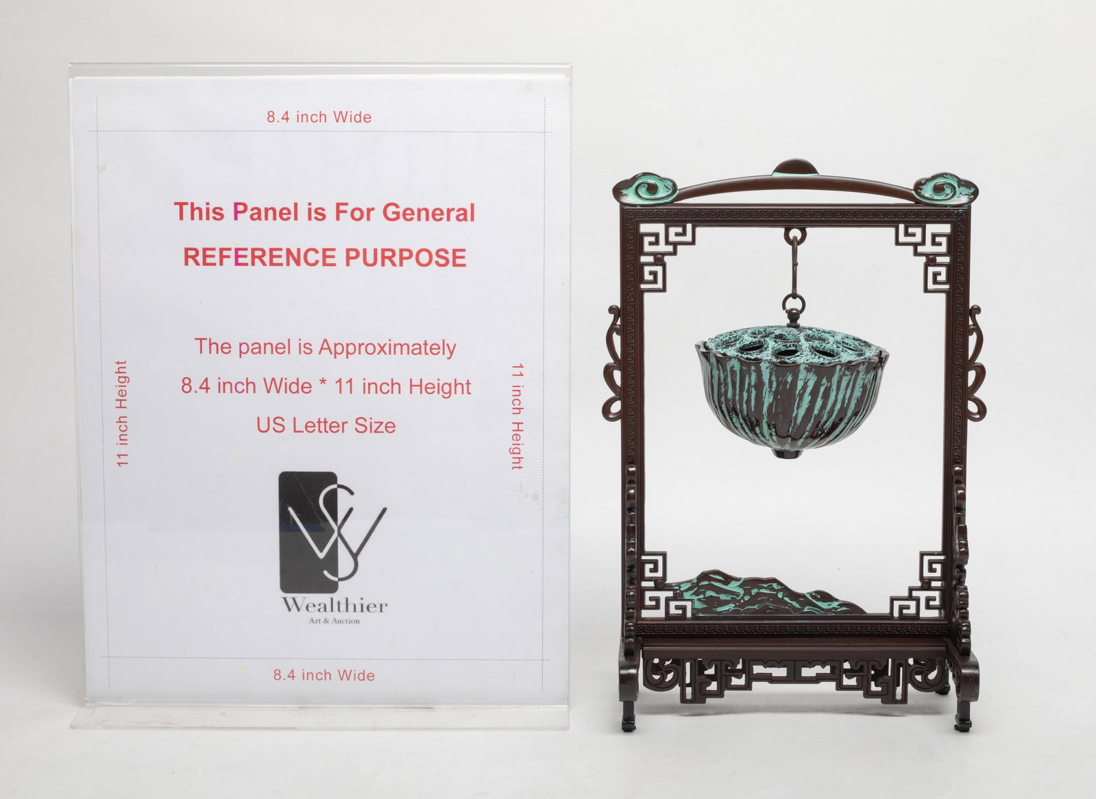 Designed Bronze Incense Burner - 2