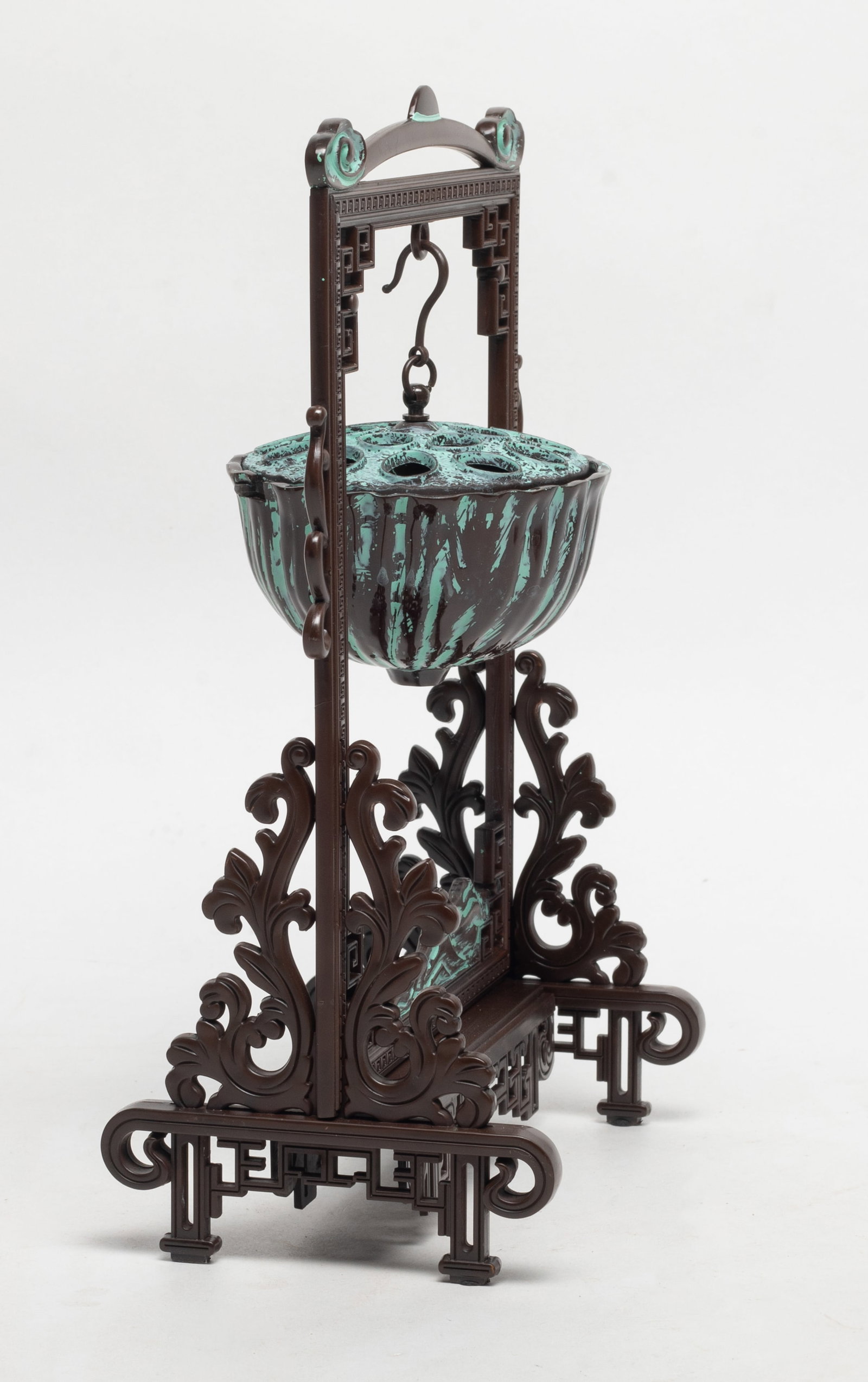 Designed Bronze Incense Burner - 3