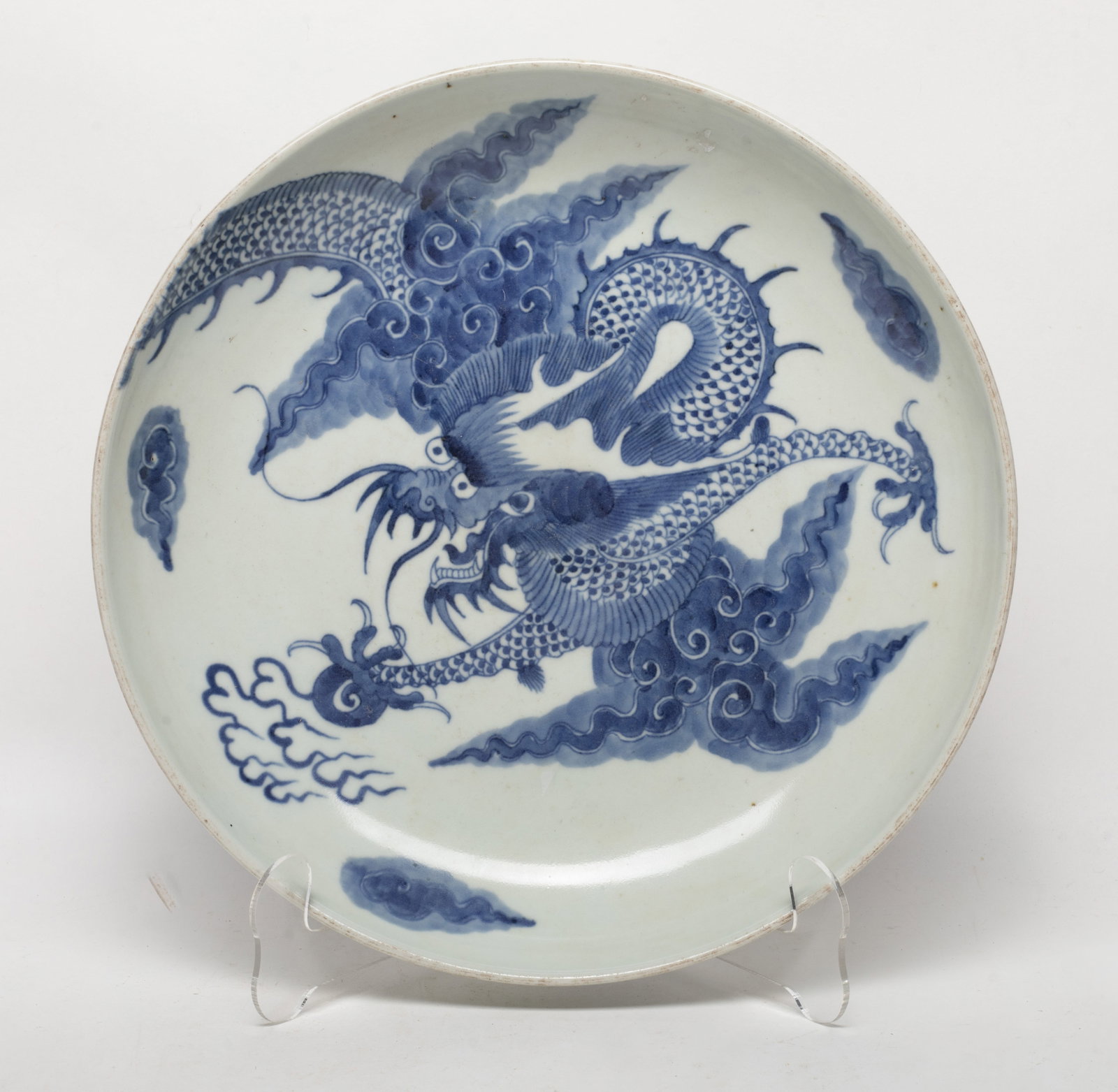 Large Chinese Export Dragon Plate (1 of 15)