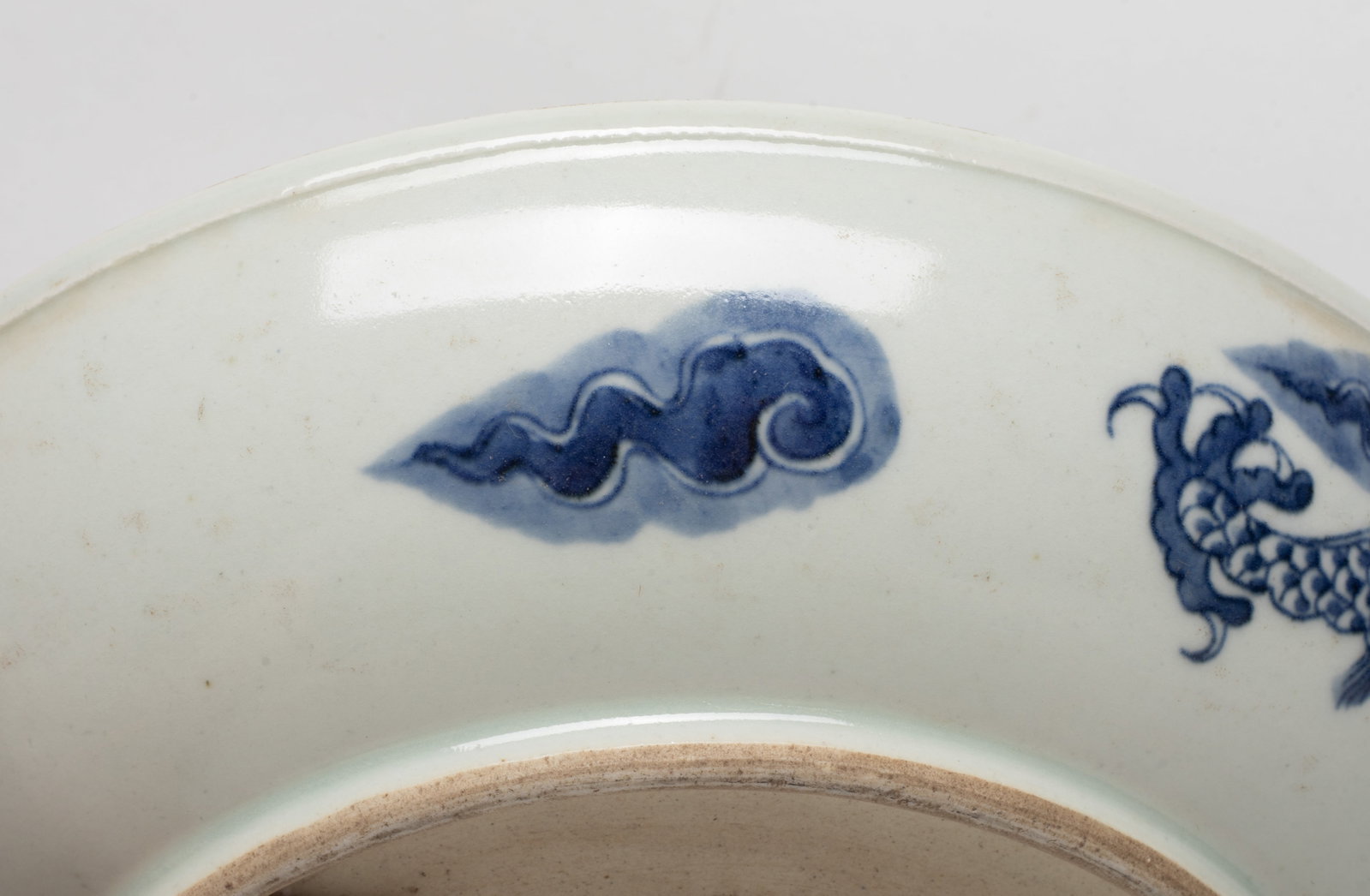 Large Chinese Export Dragon Plate - 9