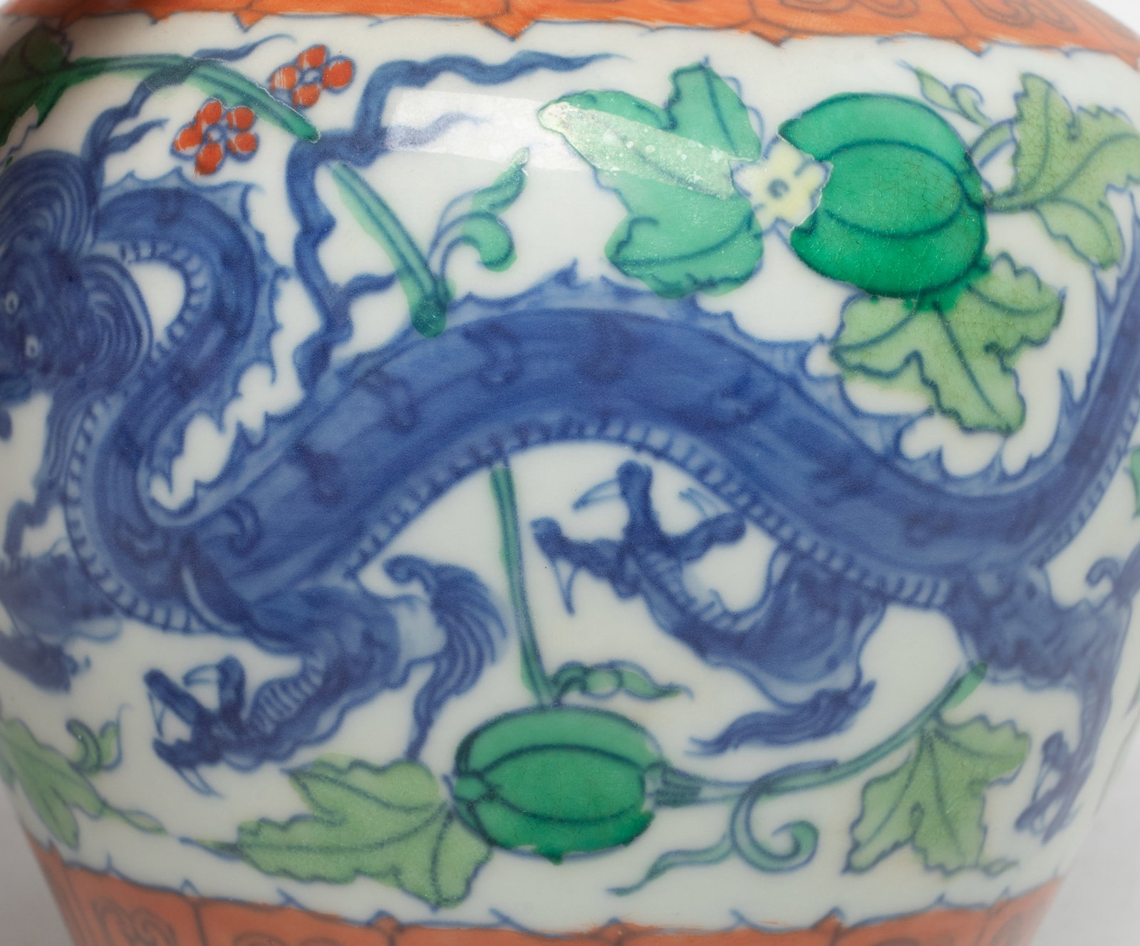 Chinese Export Porcelain Tea Jar - 5