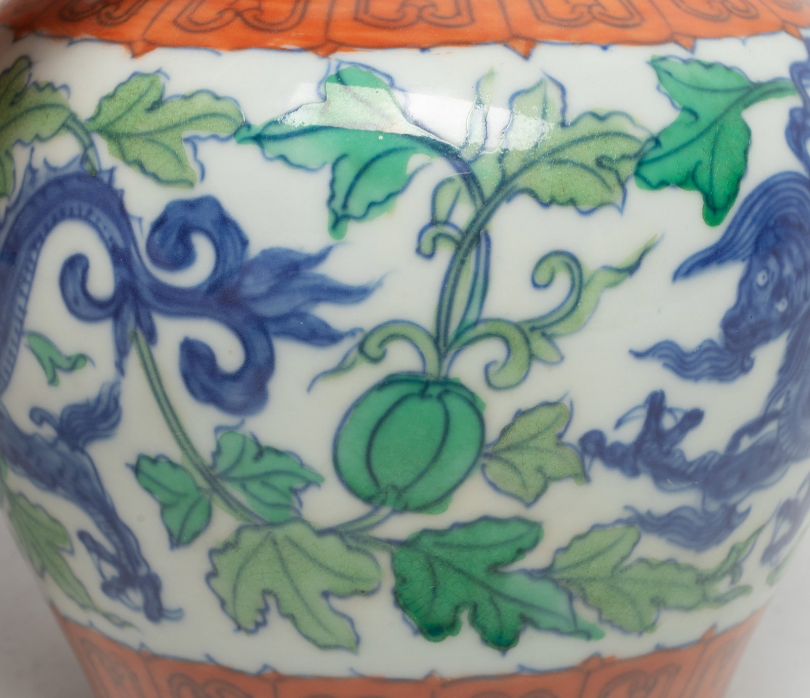 Chinese Export Porcelain Tea Jar - 7