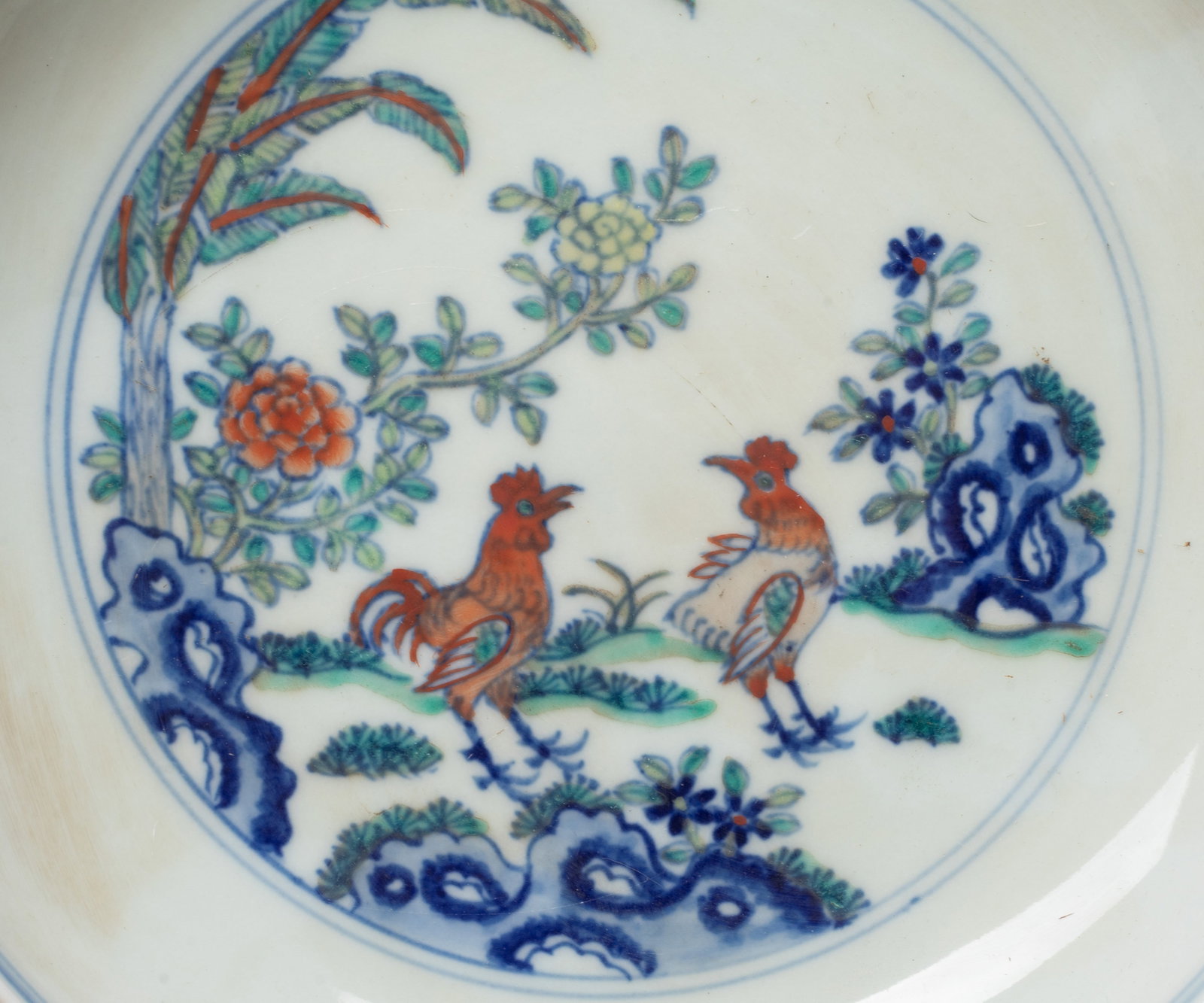 Two Chinese Export Porcelain Plates - 11