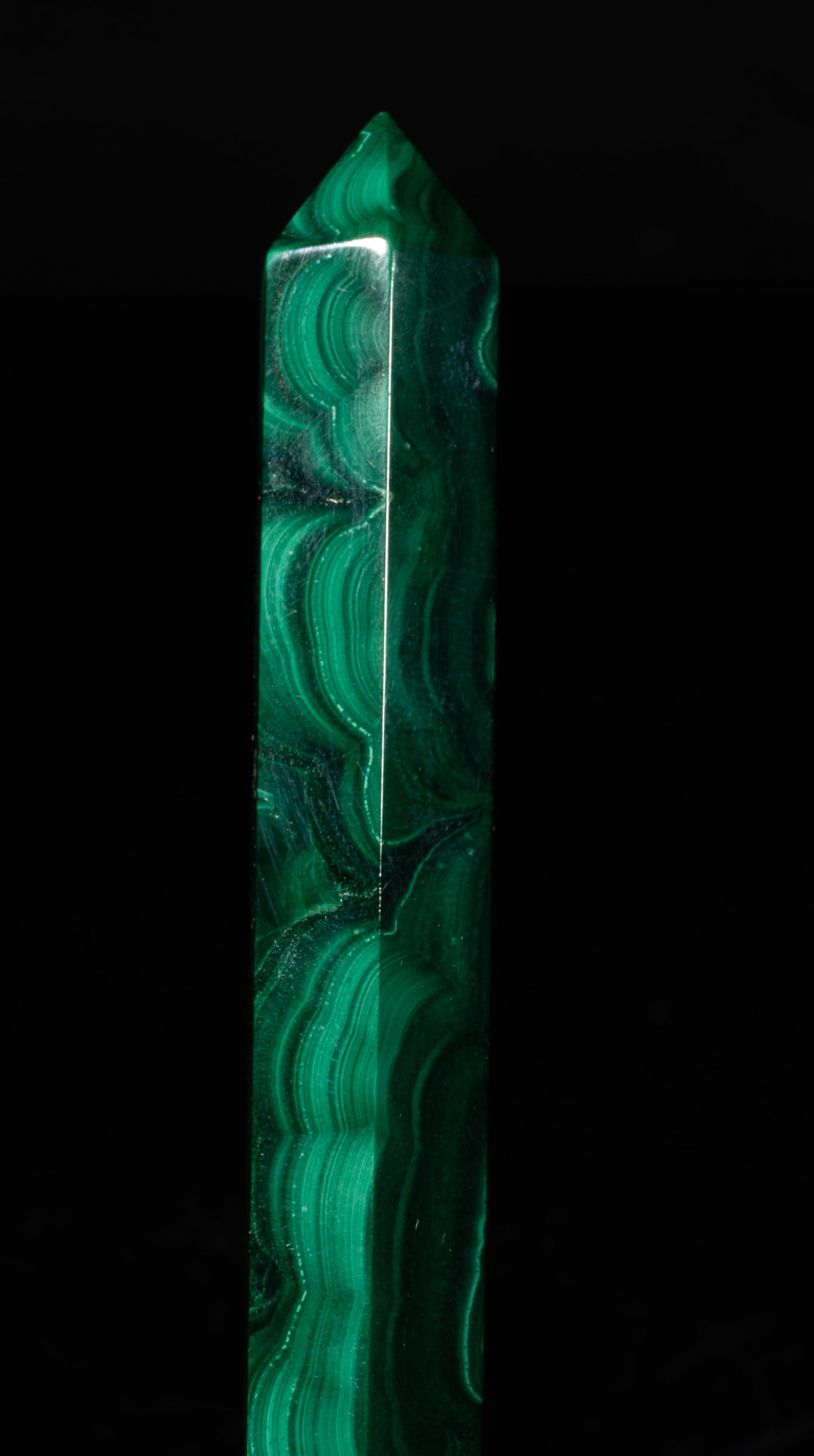 Two Vintage Malachite Points - 7