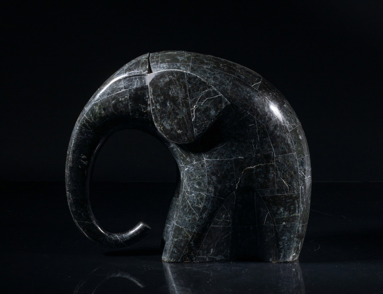 Large Vintage Stone Sculpture of Elephant (1 of 11)