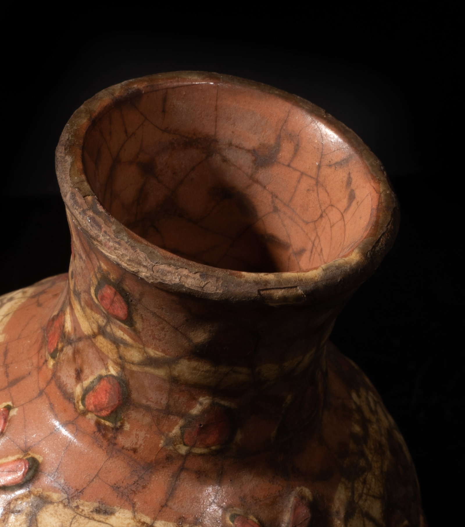 Two Roman Type Glazed Stoneware Jar - 10