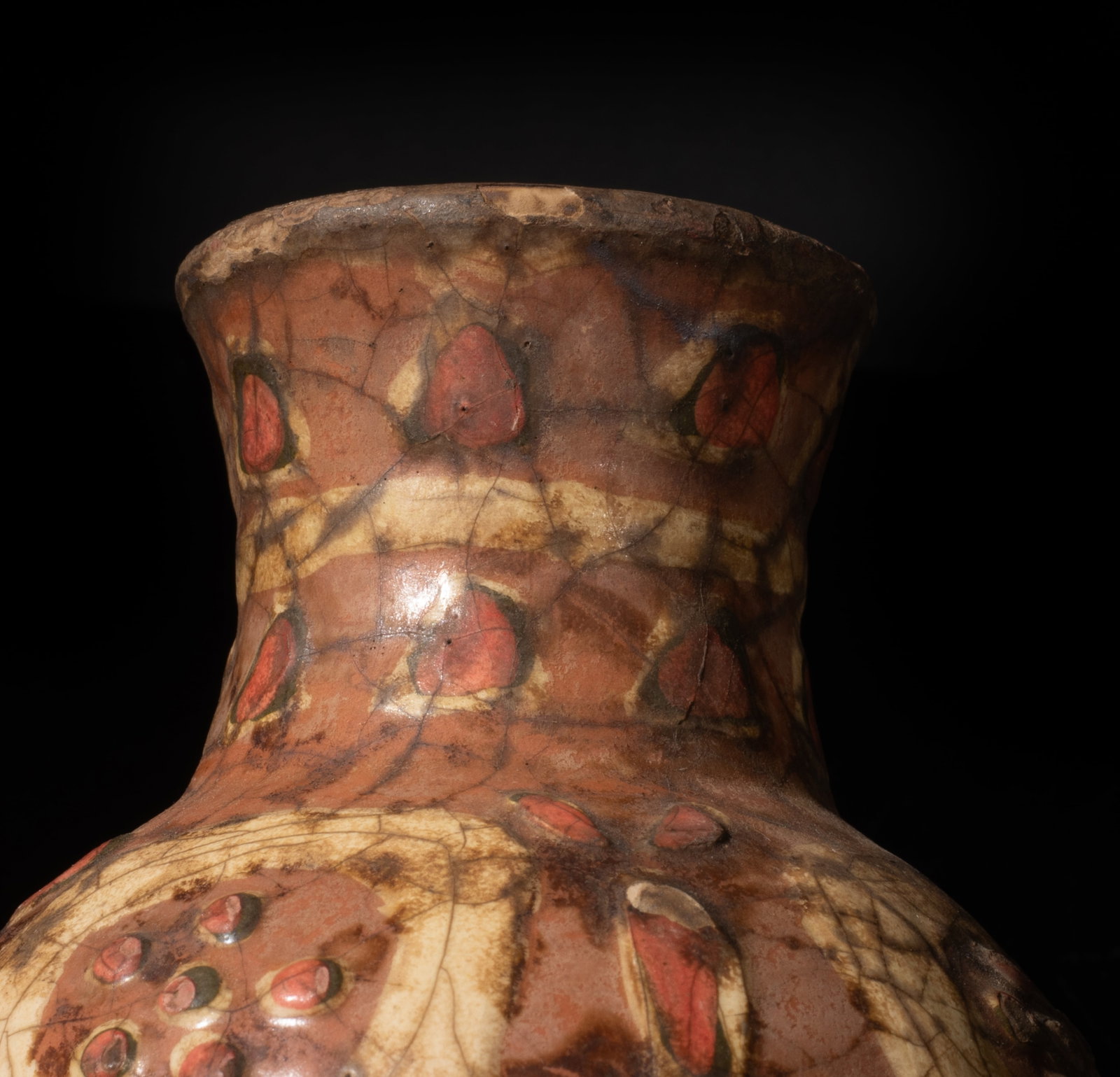 Two Roman Type Glazed Stoneware Jar - 11