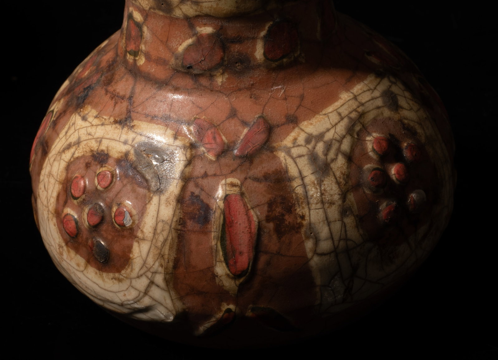 Two Roman Type Glazed Stoneware Jar - 13