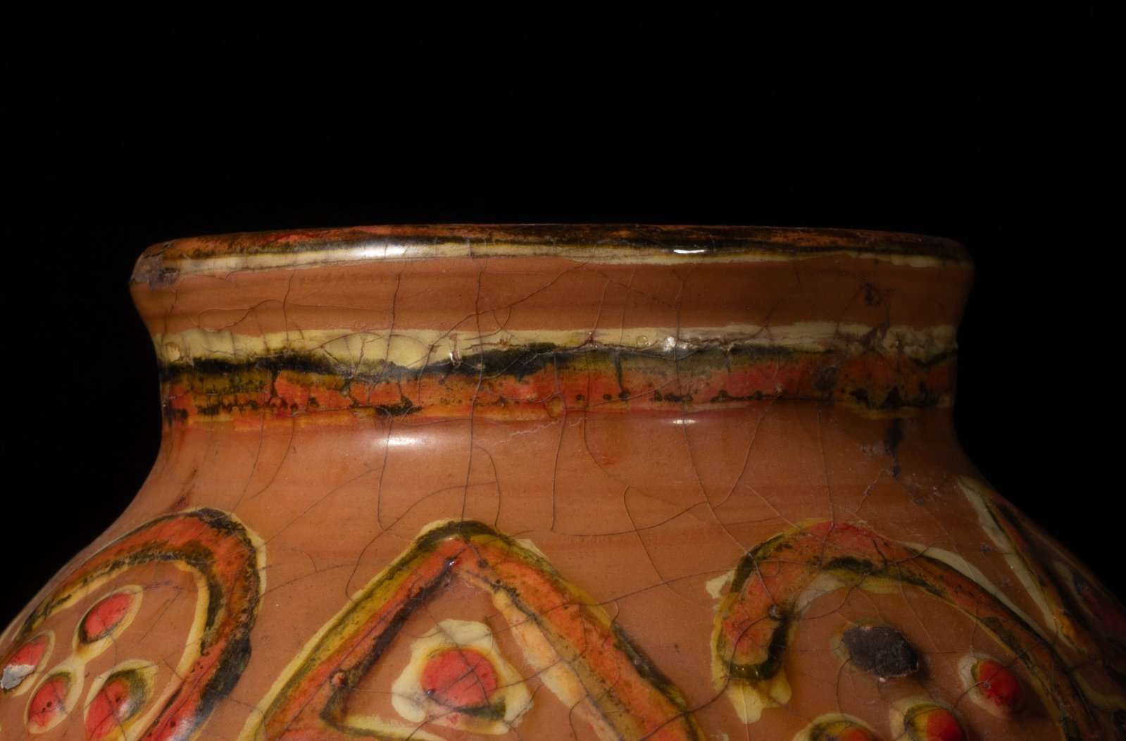 Two Roman Type Glazed Stoneware Jar - 3