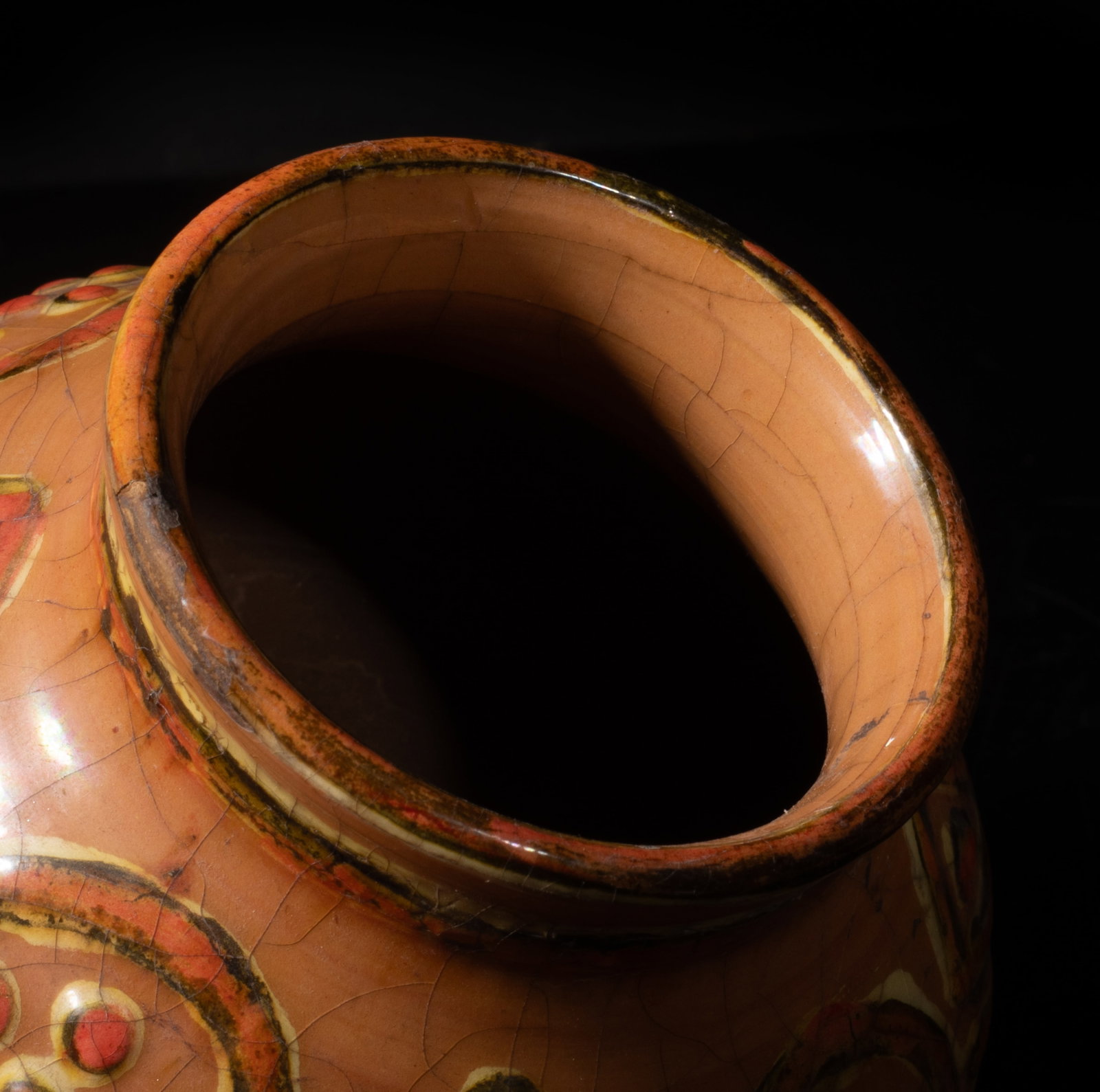 Two Roman Type Glazed Stoneware Jar - 4