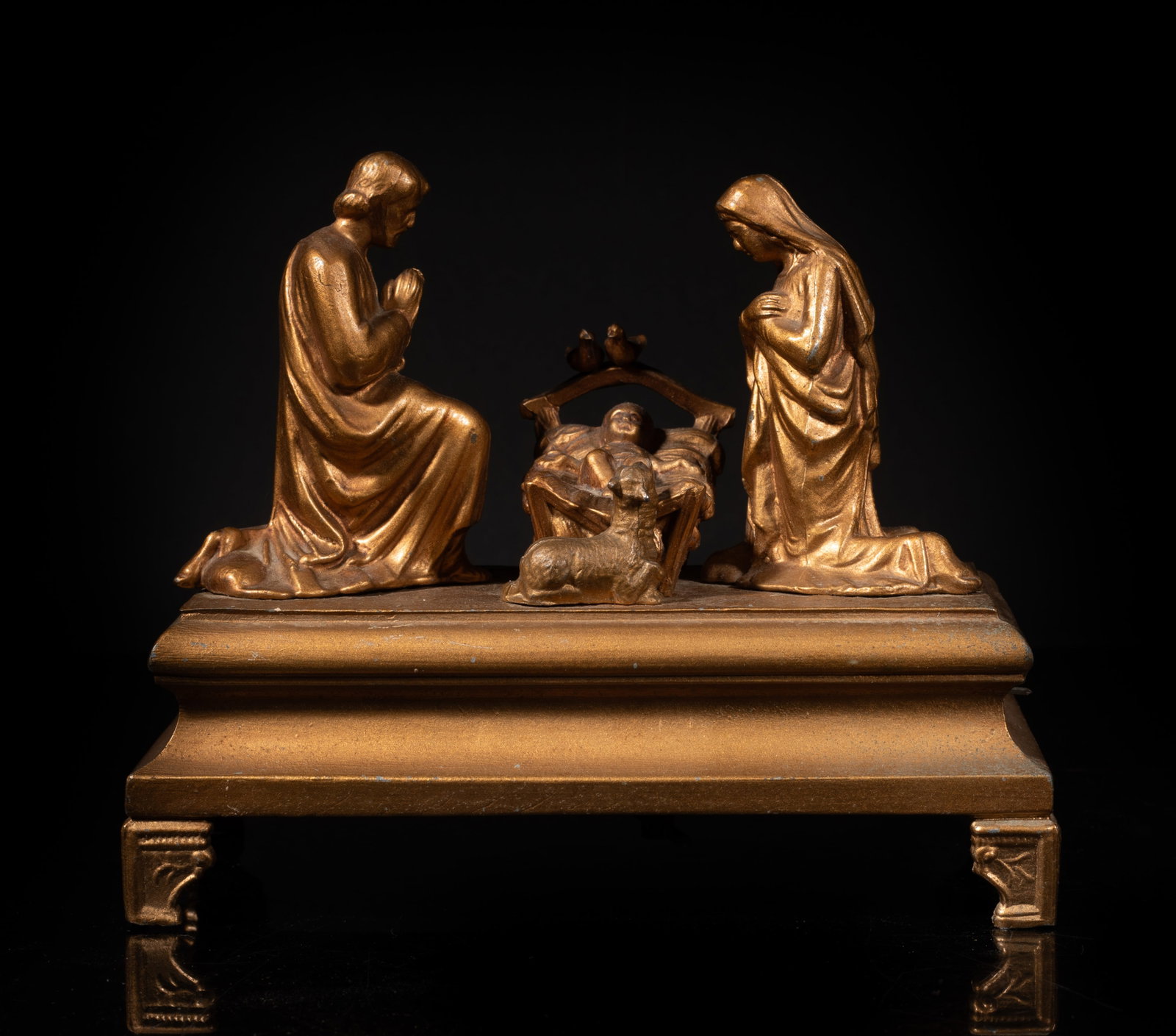 Early 20th Painted Metal Table Sculpture (1 of 8)