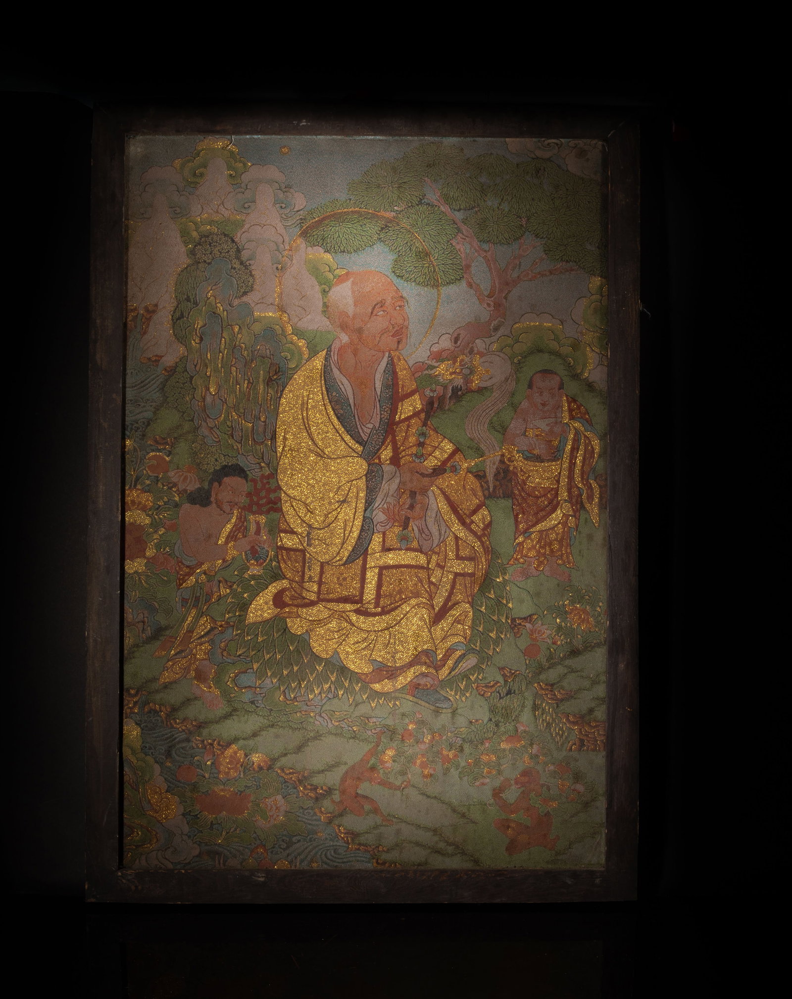 Large Chinese Embroidered Tangka (1 of 11)