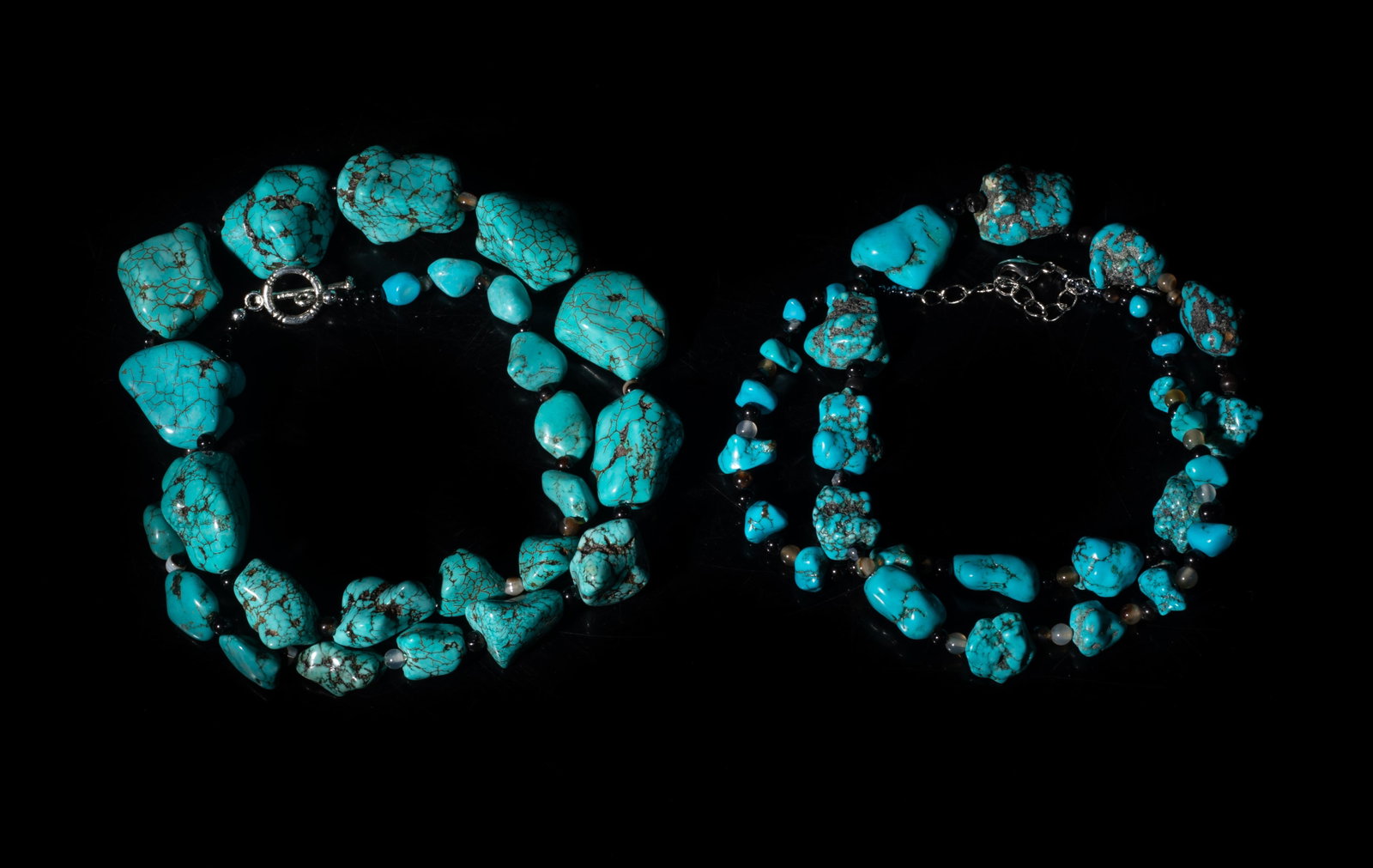 Vintage Native American Type Gemstone Necklaces (1 of 8)