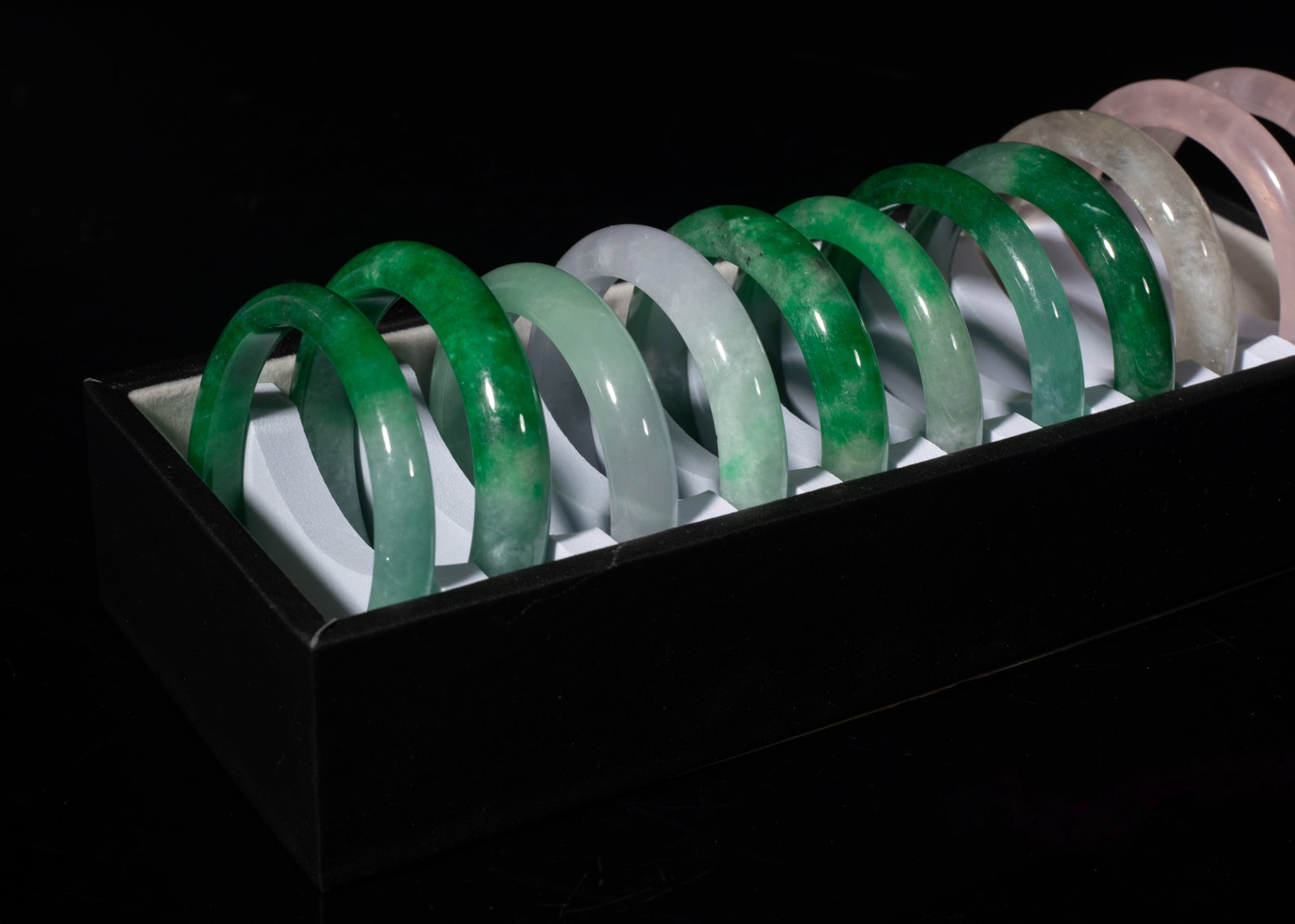 Set Vintage Chinese Export Bangles - 3