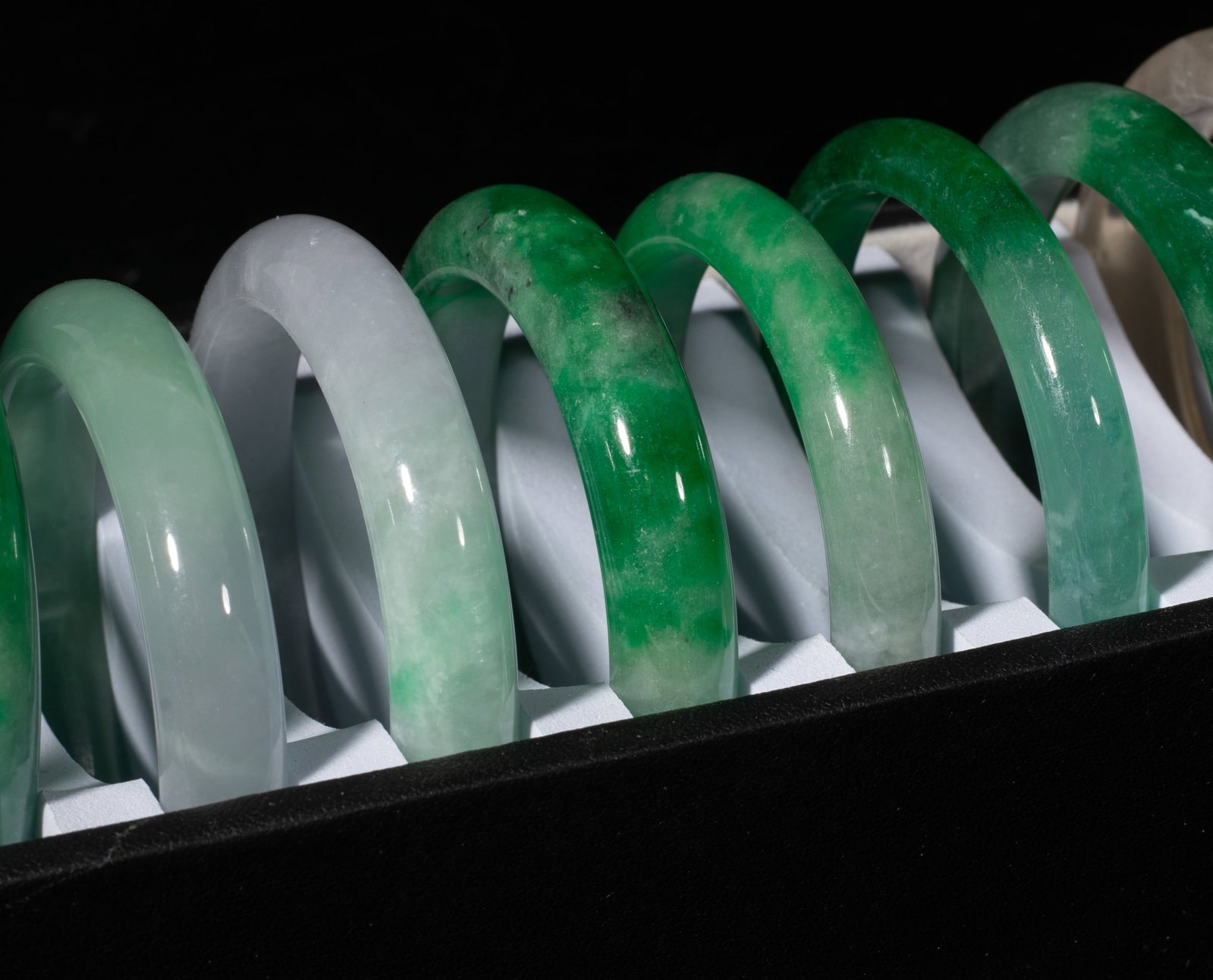 Set Vintage Chinese Export Bangles - 4