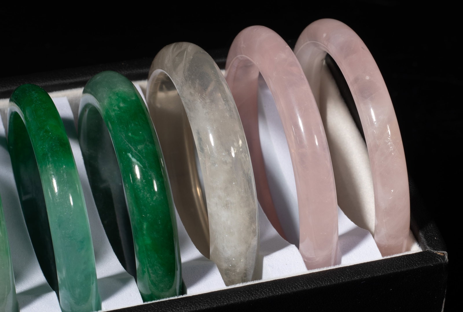 Set Vintage Chinese Export Bangles - 6