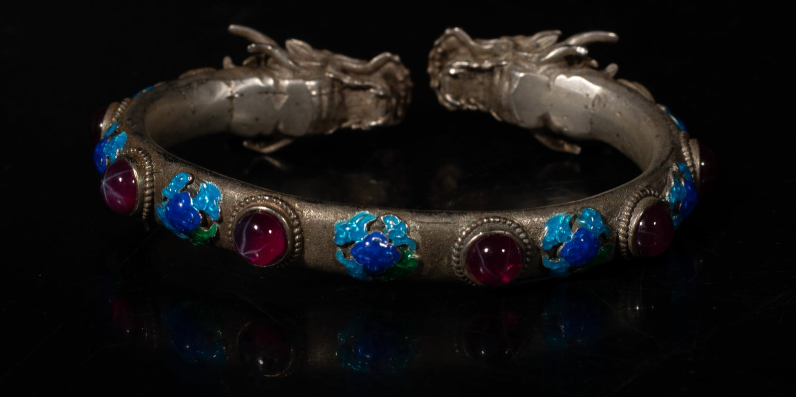 Set Vintage Chinese Export Bangles - 7