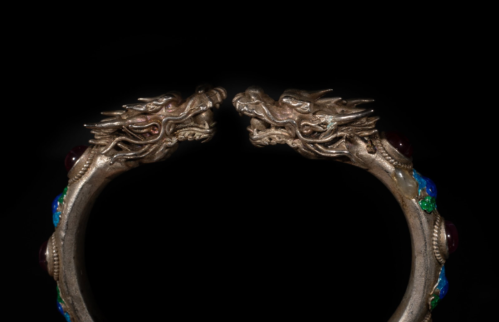 Set Vintage Chinese Export Bangles - 8