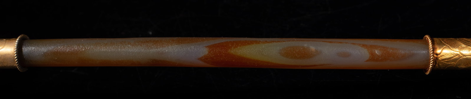 Long Size Chinese Cameo Agate Spoon - 8