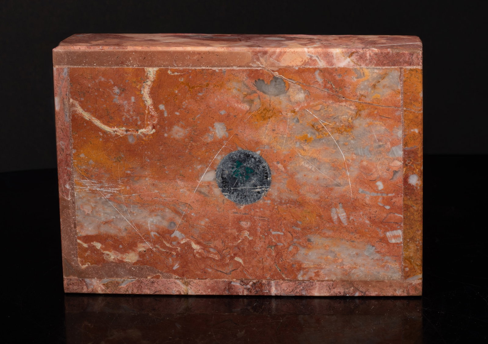 Chinese Export Jade, Aqua, Stone Box - 10
