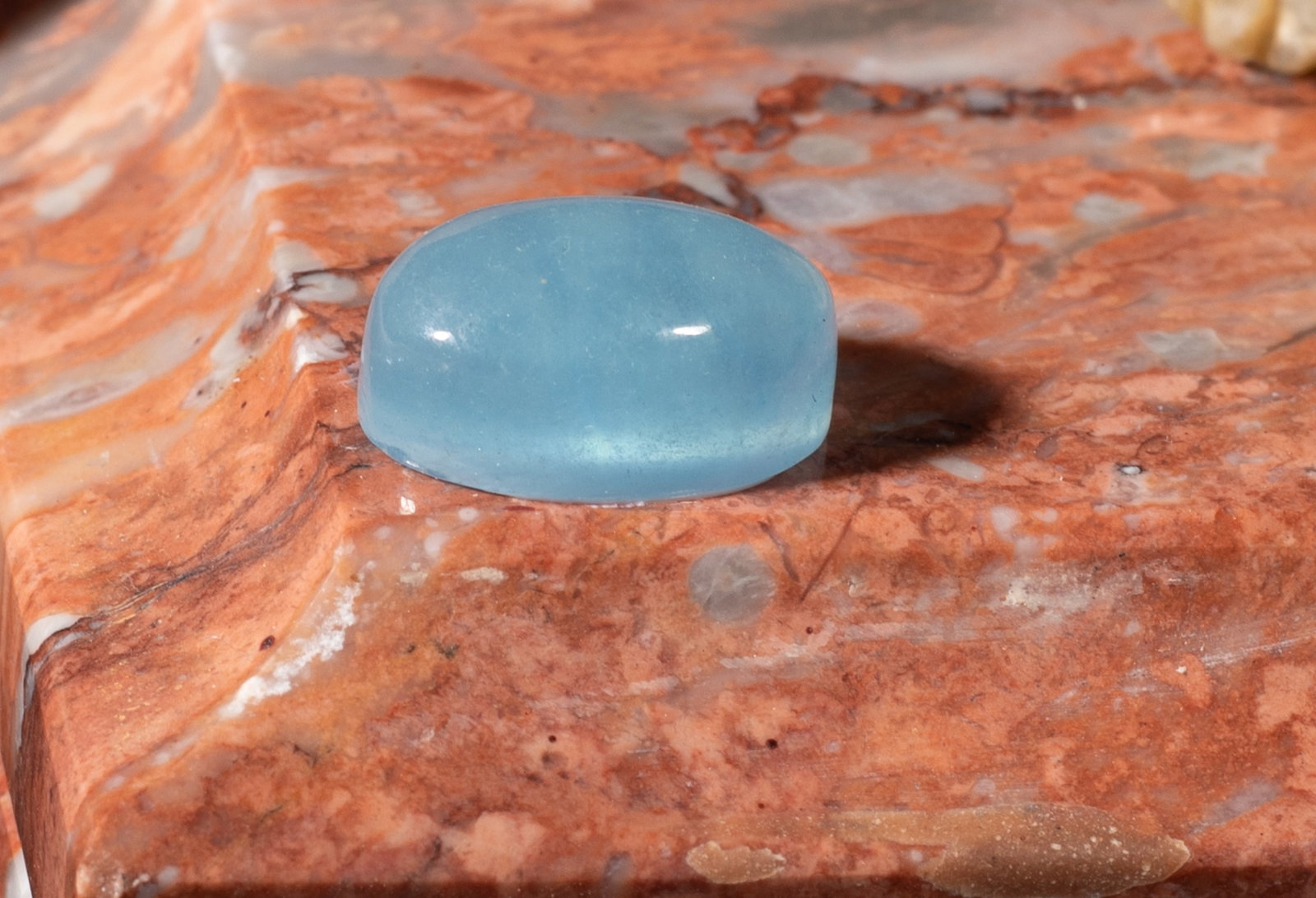 Chinese Export Jade, Aqua, Stone Box - 7