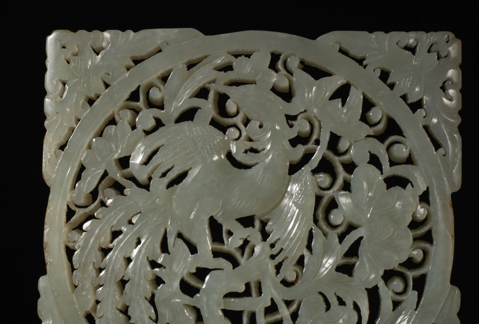 Chinese Jade Carved Table Screen - 6