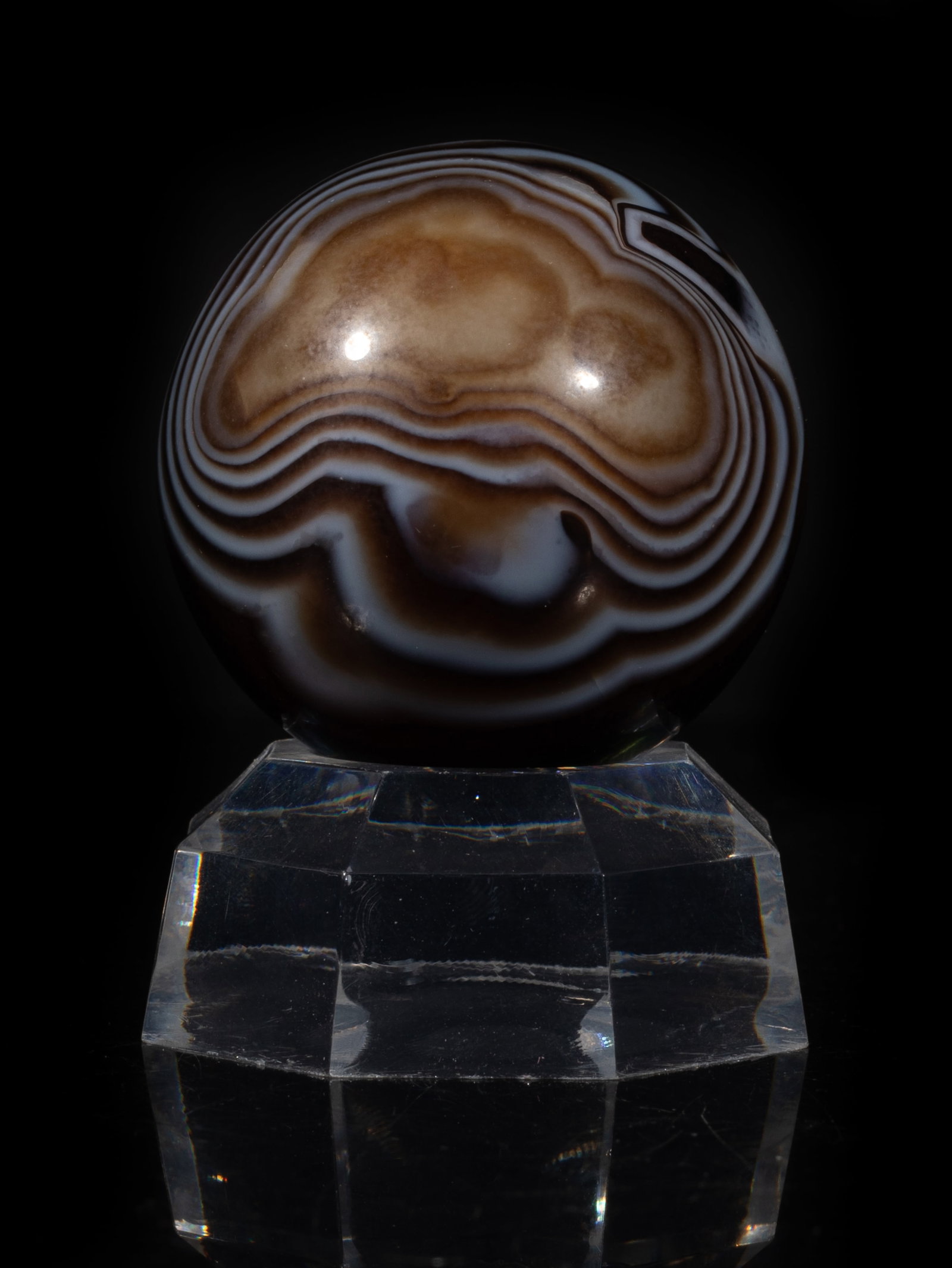 Chinese Banded Medicine Agate Ball (1 of 10)