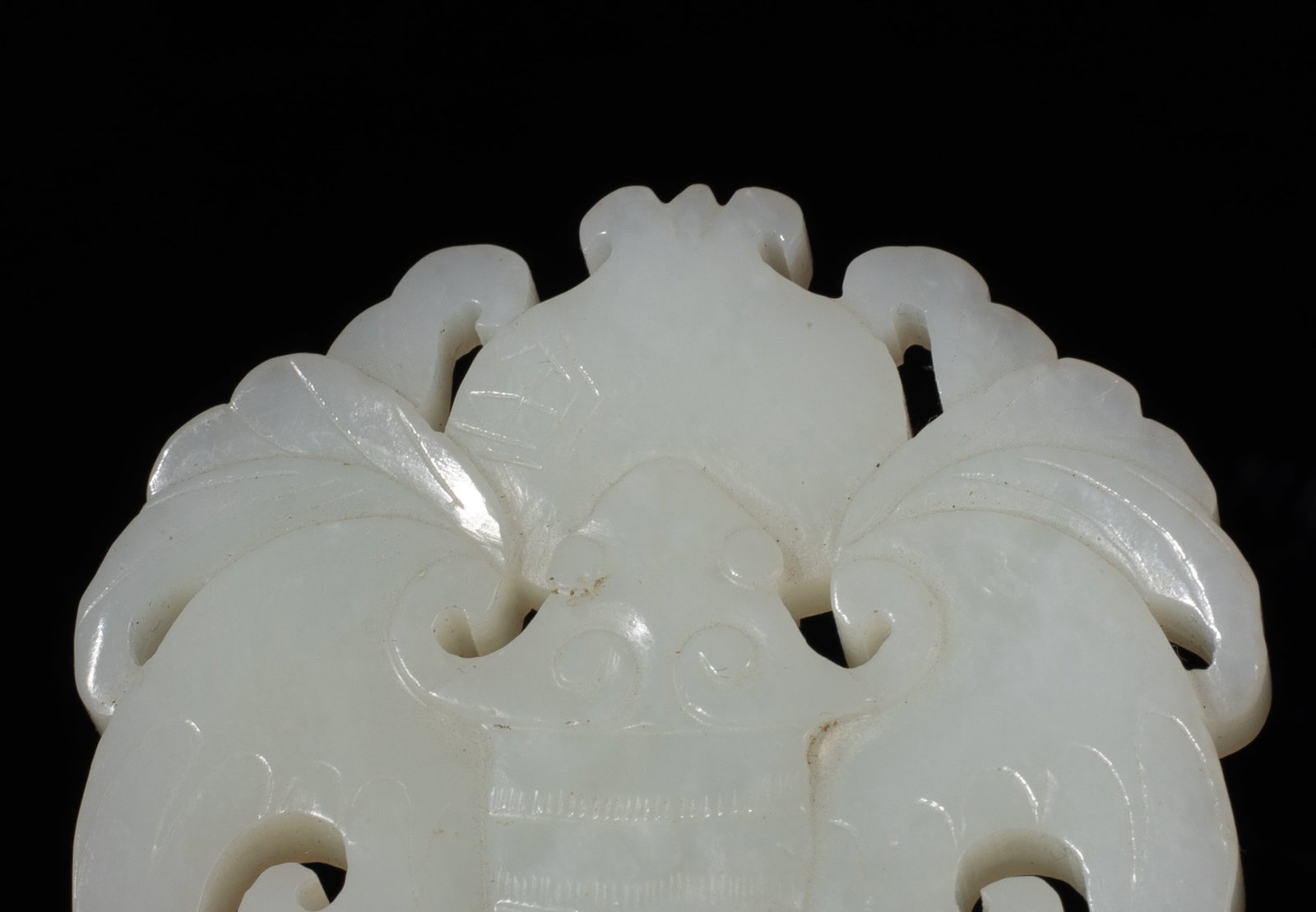Two Chinese Export Jade Pendants - 5