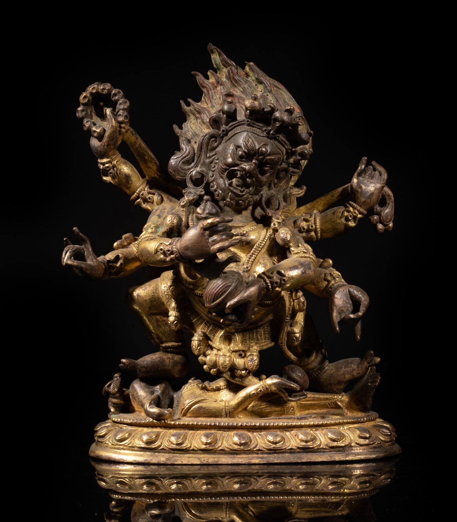 Antique 18th Chinese Gilt Bronze Buddha (1 of 14)