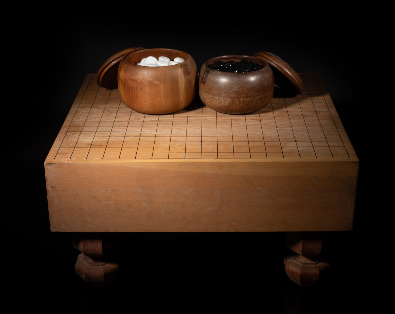 Early 20th Japanese Wood Carved Cheese (1 of 8)