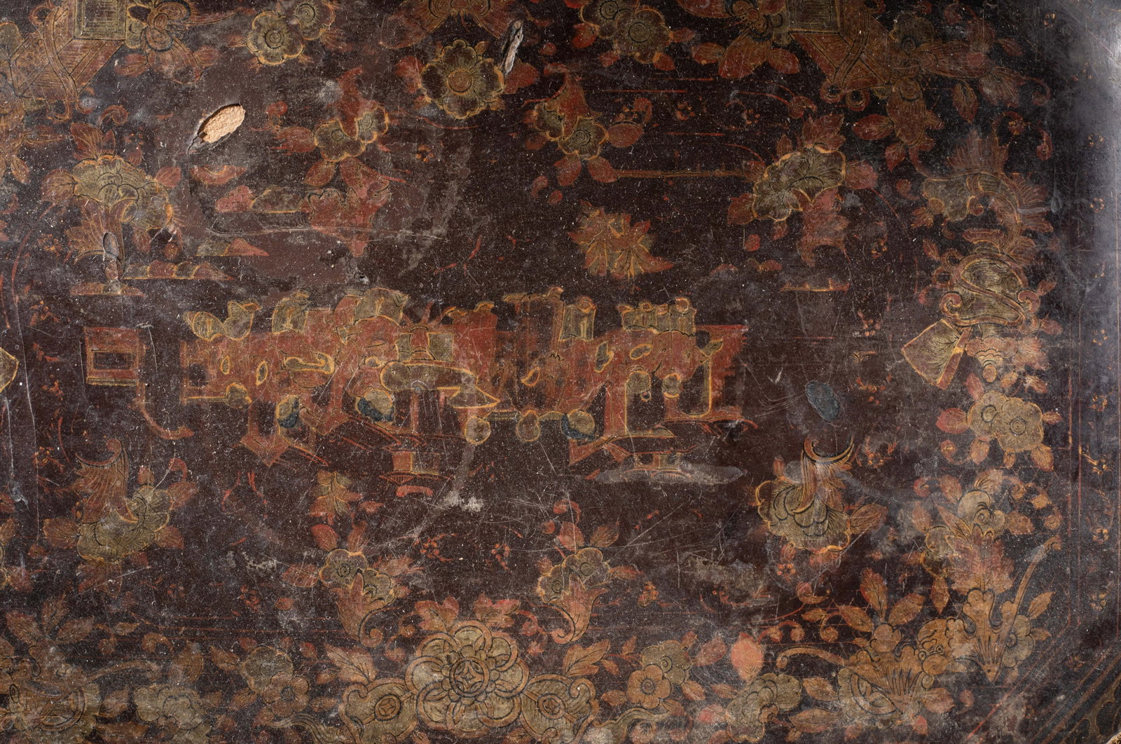 Large Chinese Export Lacquer Box - 8