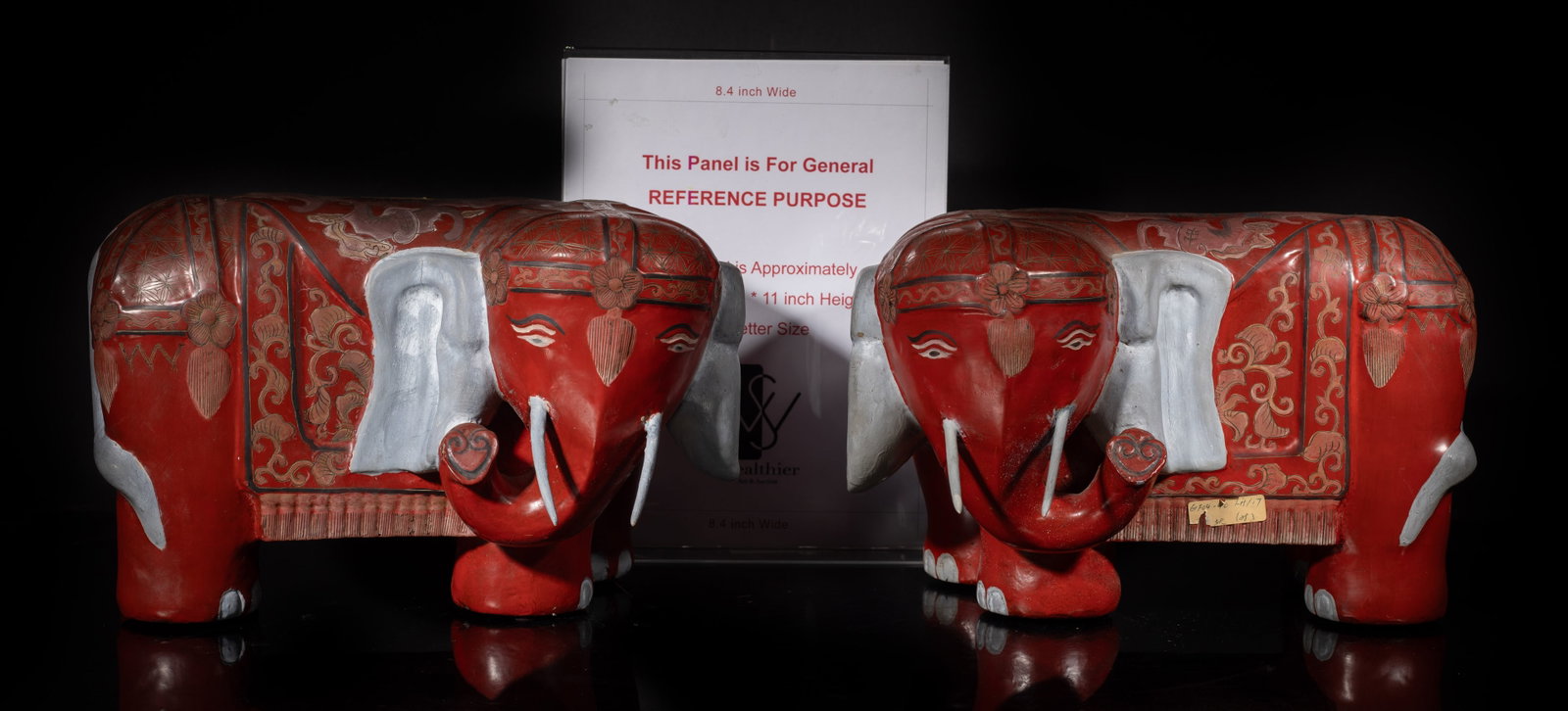 Two Chinese Lacquer Elephant - 2