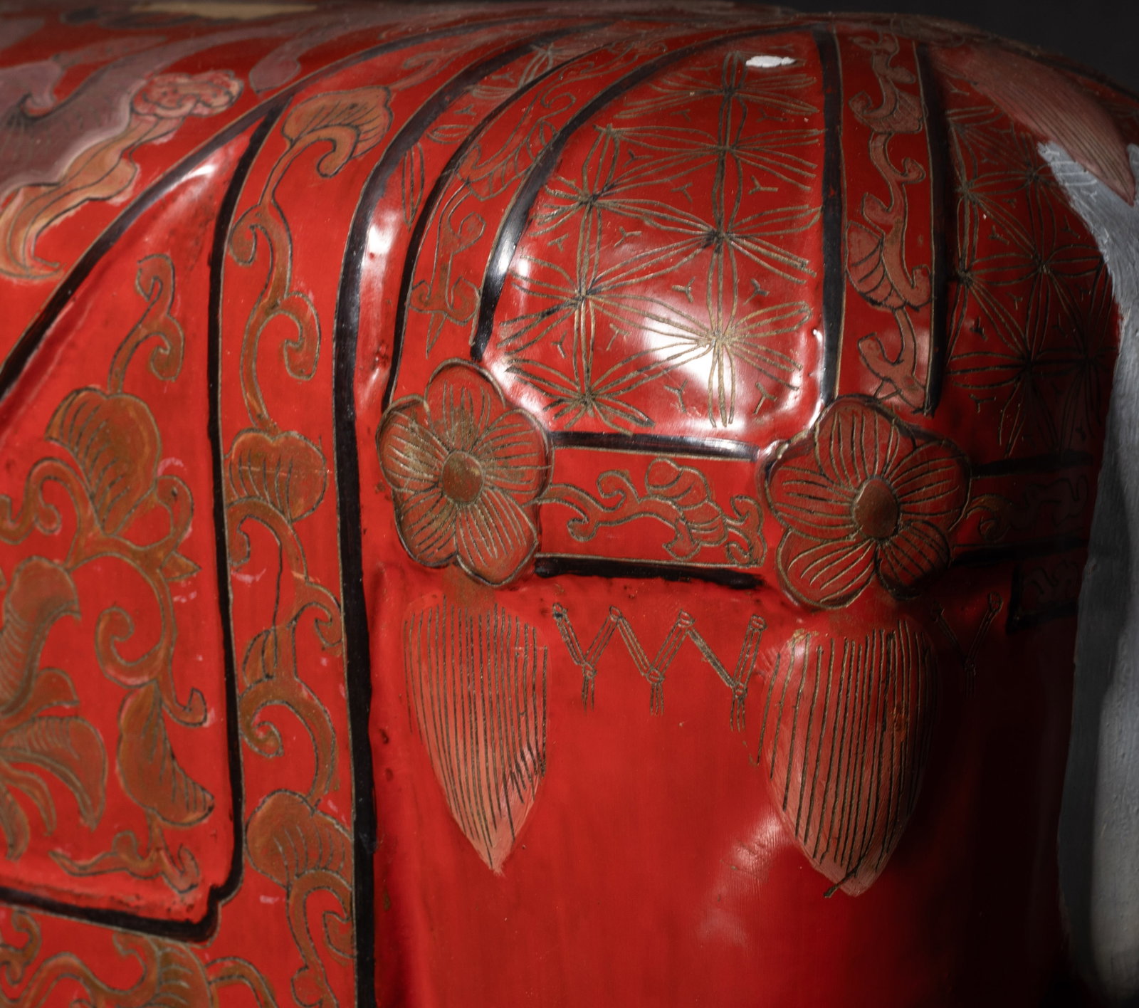 Two Chinese Lacquer Elephant - 7