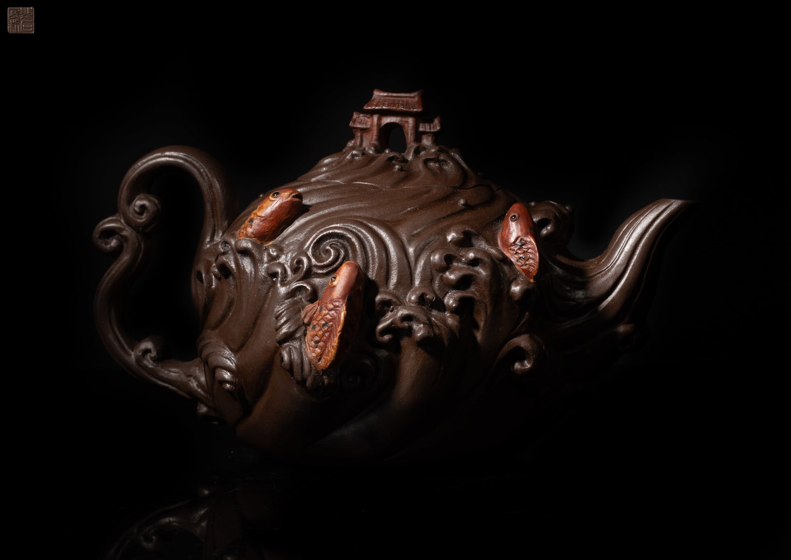 Estate Chinese Export Yixing Zisha Tea Pot (1 of 11)