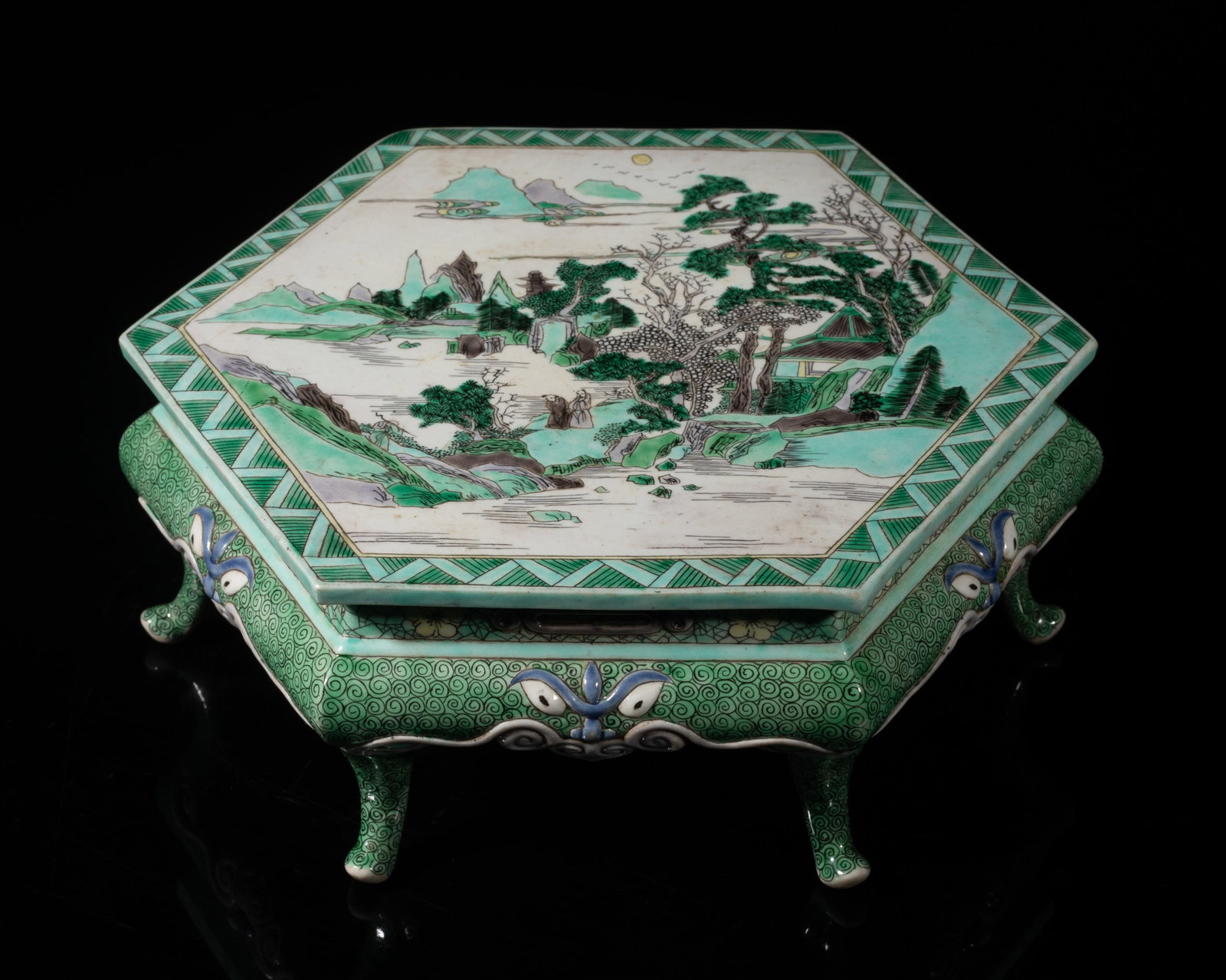 Rare Chinese Sanchai Porcelain Stand (1 of 10)