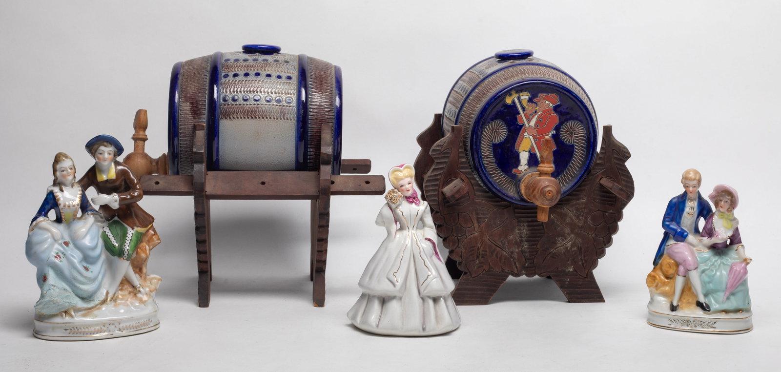 Set Vintage Porcelain Jars, Sculptures (1 of 12)
