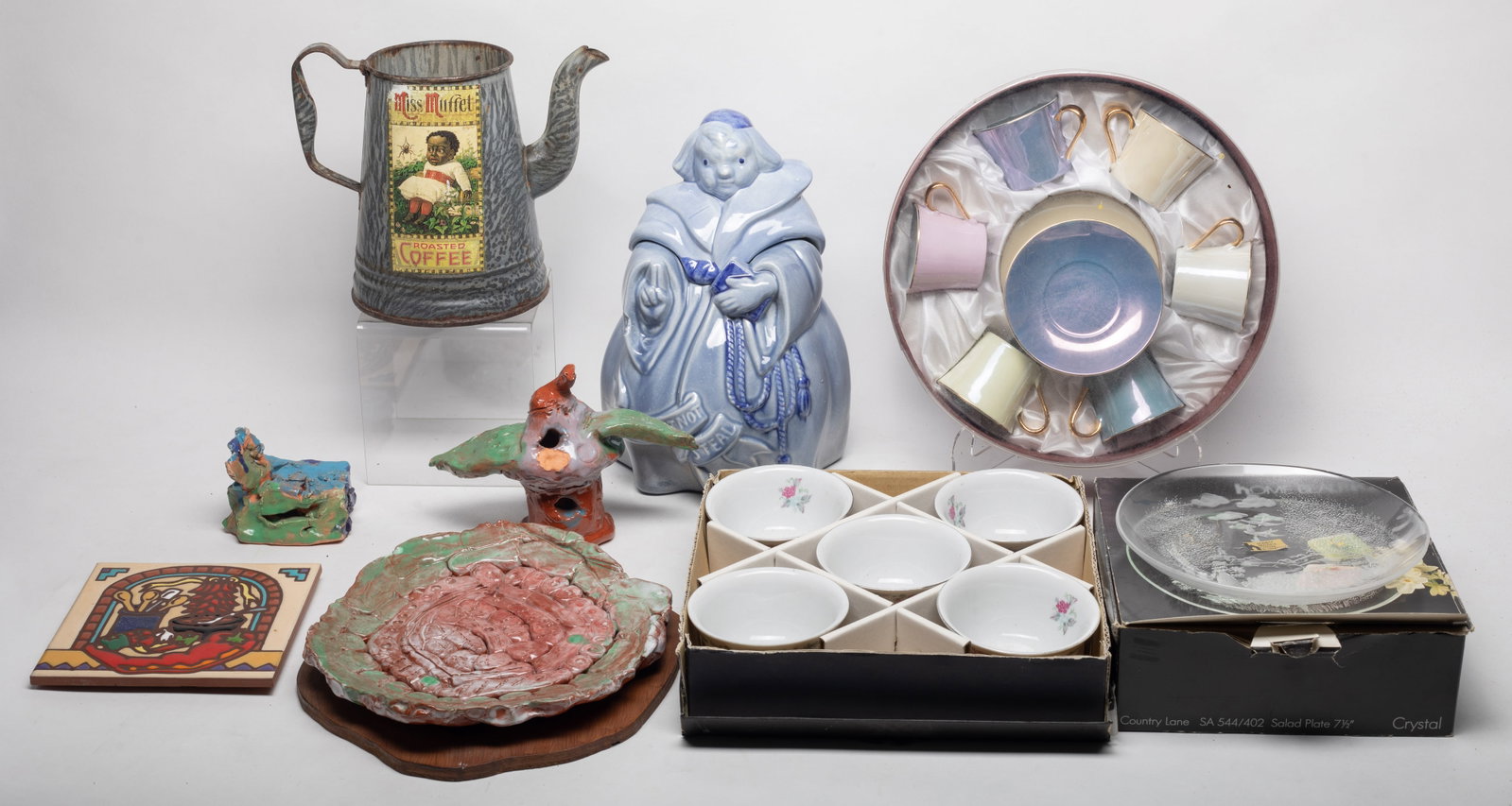 Set Vintage Asian, World Porcelains, Decors (1 of 14)