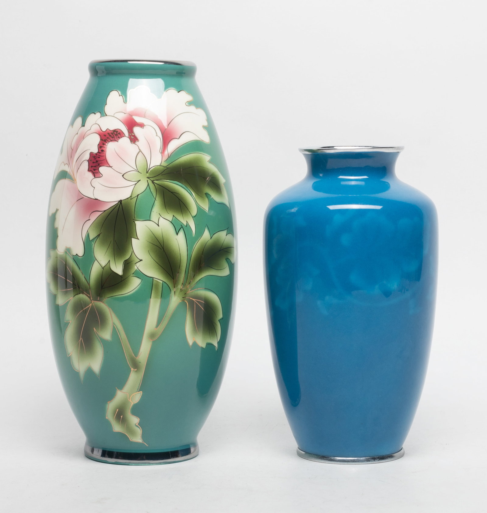Two Vintage Japanese Cloisonne Vases (1 of 9)