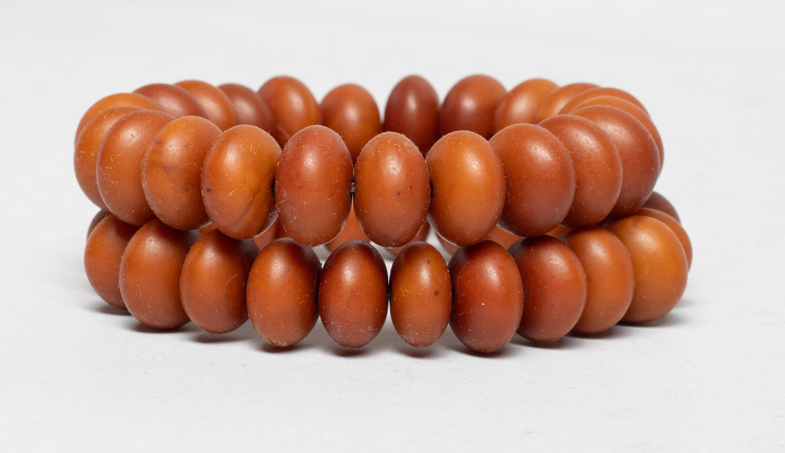 Two Chinese Export Amber Prayer Beads - 3